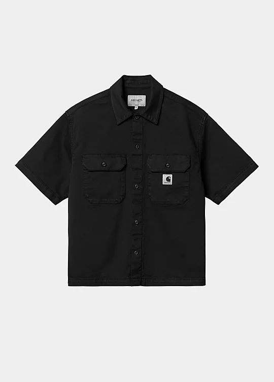 Carhartt WIP Women’s Short Sleeve Craft Shirt in Black