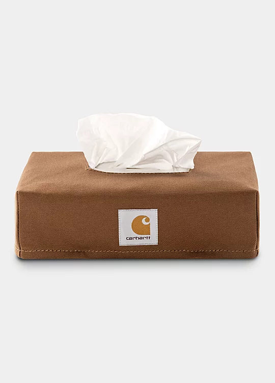 Carhartt WIP Tissue Box Cover in Brown