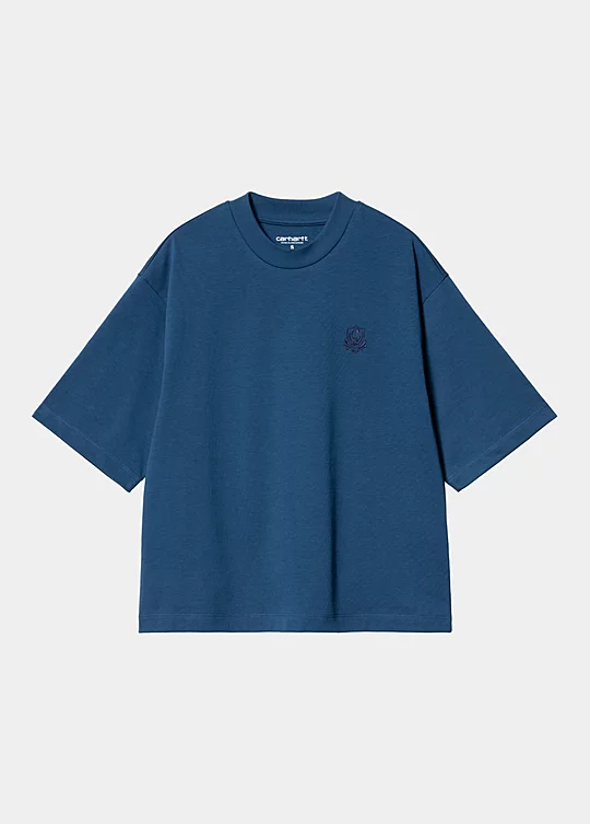 Carhartt WIP Women’s Short Sleeve Teagan T-Shirt in Blau