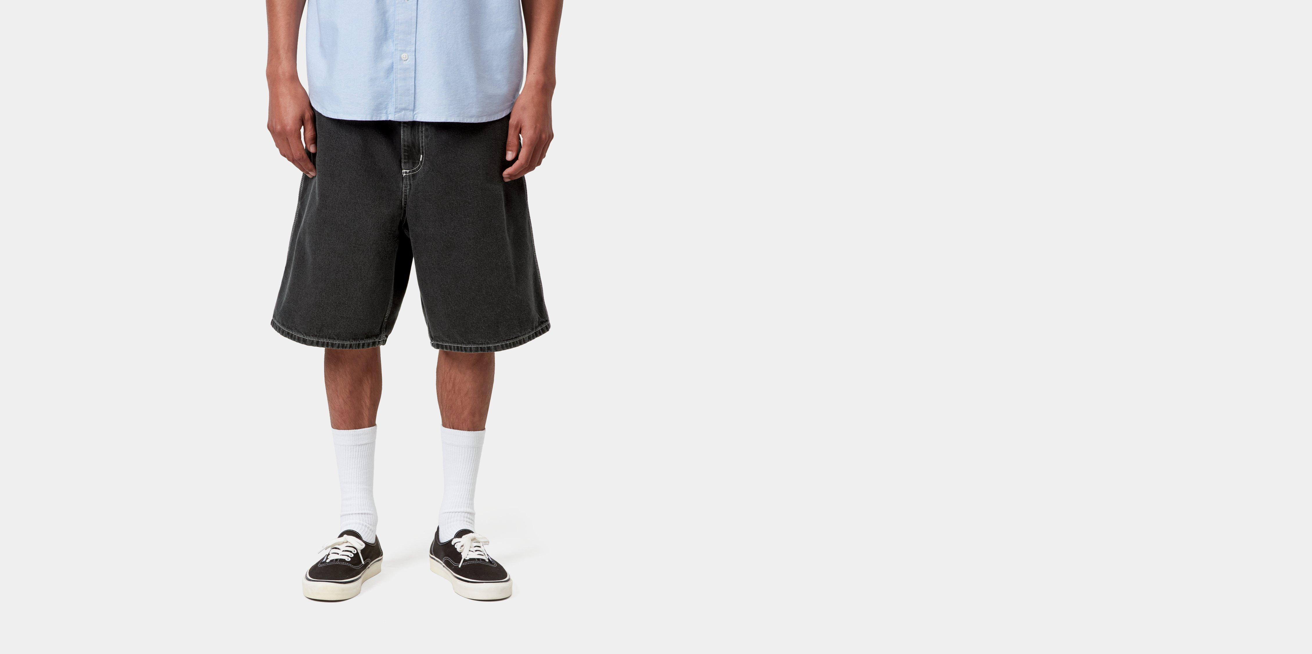 Carhartt WIP Simple Short Black heavy stone wash | 40 | Men