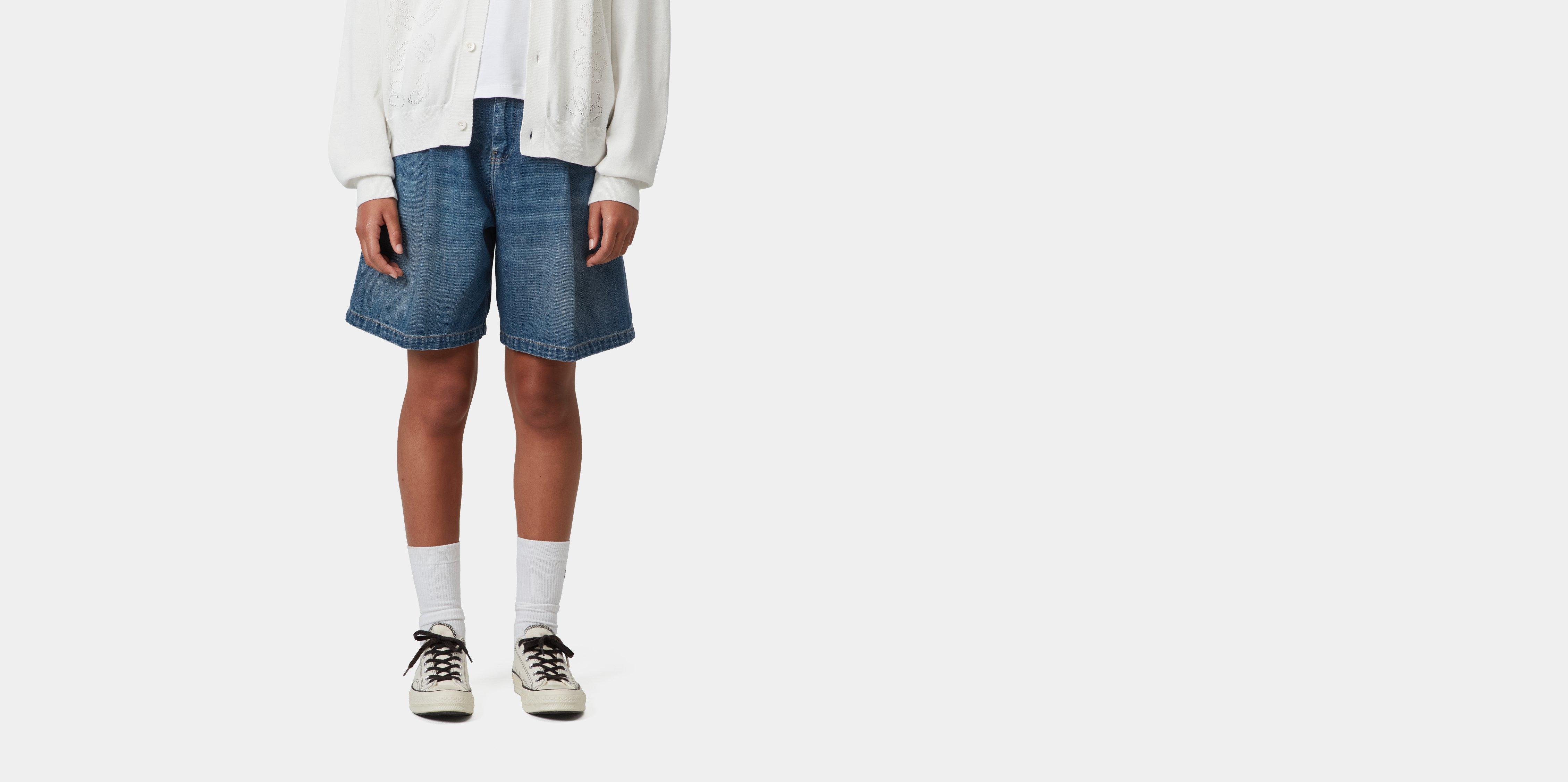 Carhartt WIP W' Alta Short Blue dark used wash | M | Women