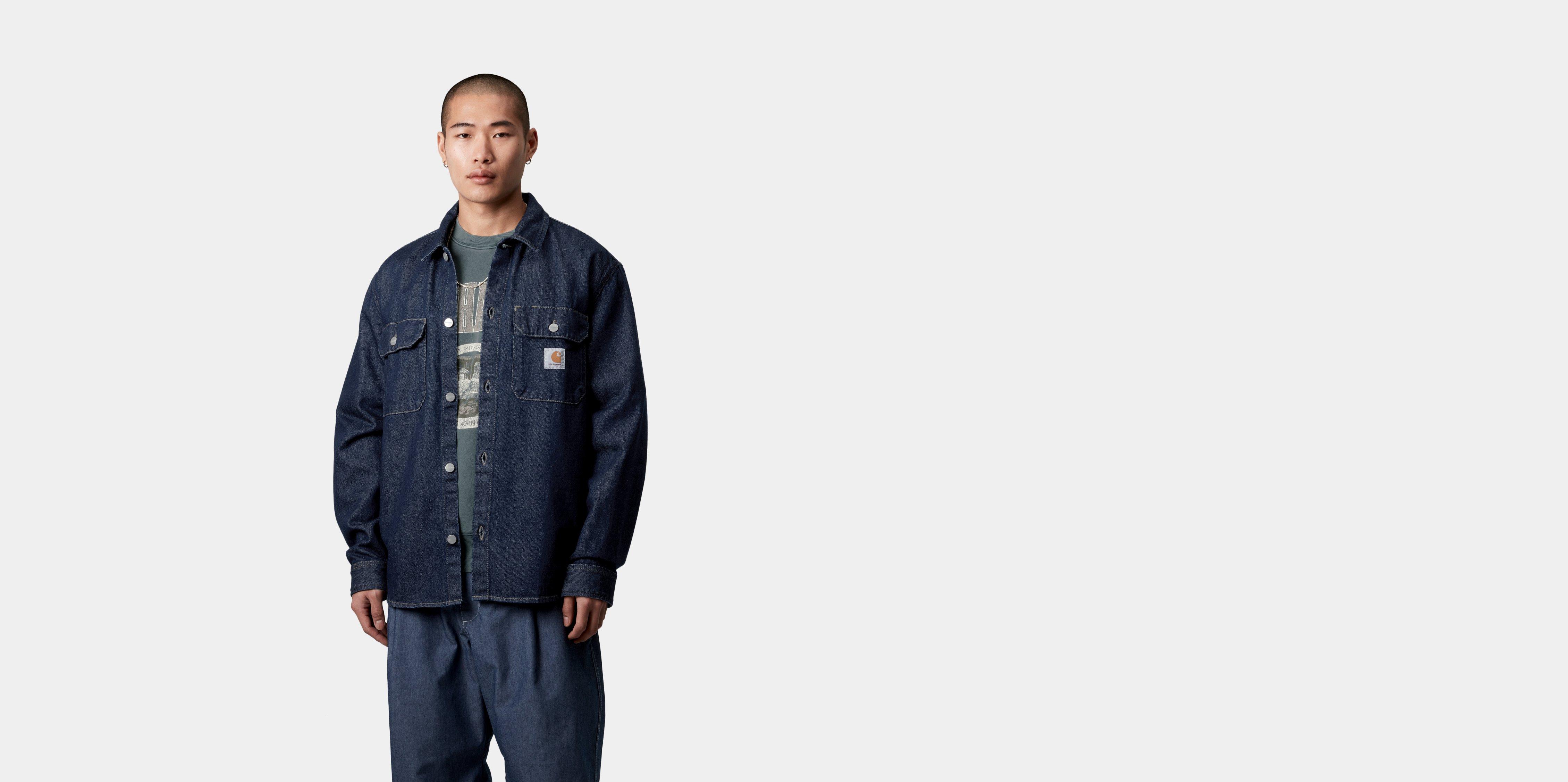 Carhartt WIP Harvey Shirt Jac, Blue | Official Online Store