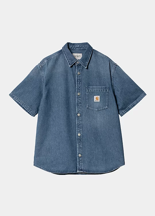 Carhartt WIP Short Sleeve Ody Shirt in Blau