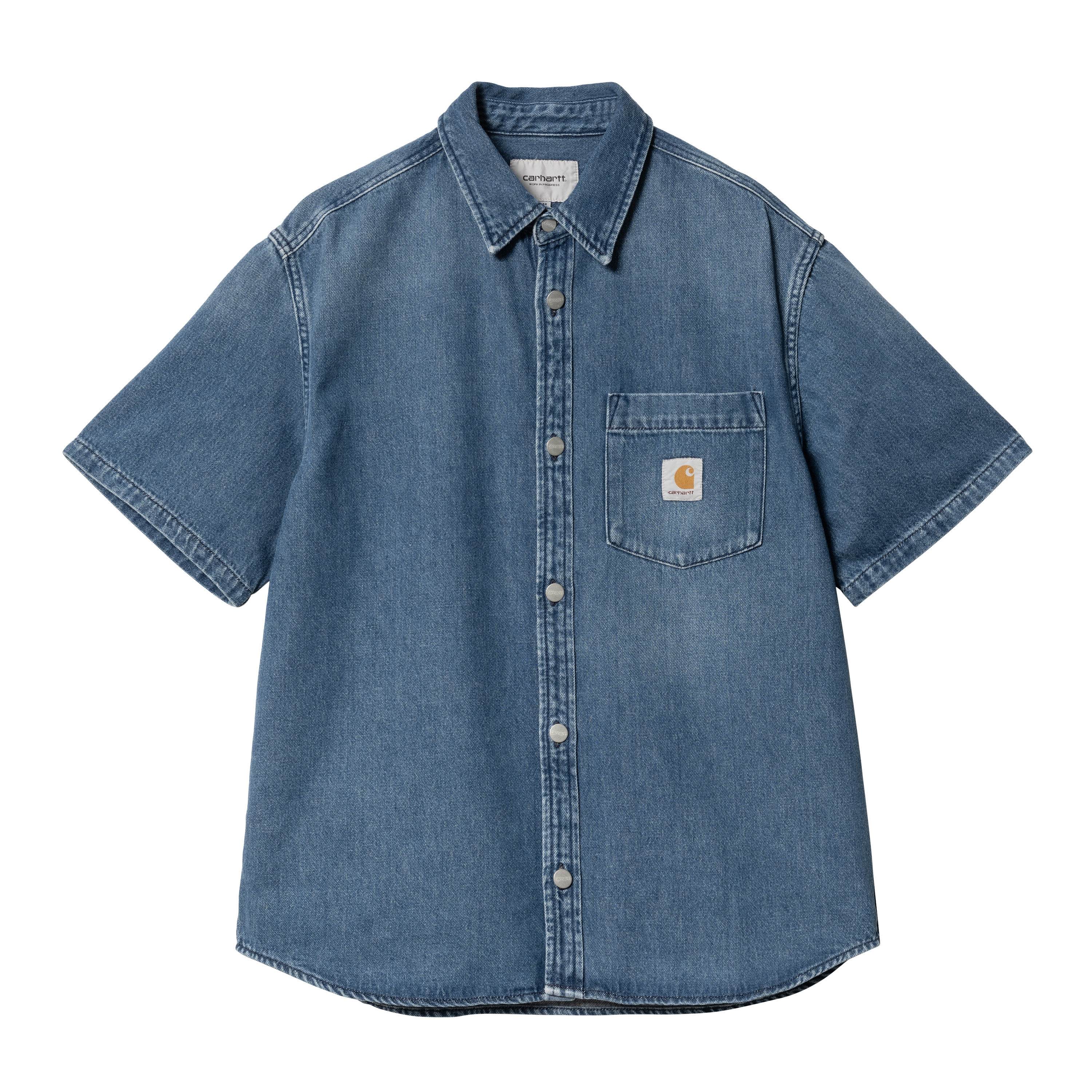 Carhartt WIP Short Sleeve Ody Shirt in Blu