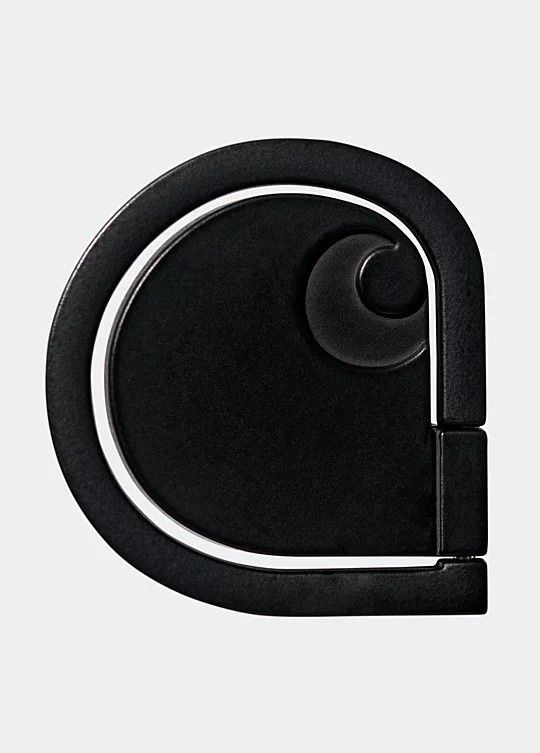 Carhartt WIP C Logo Phone Ring in Black