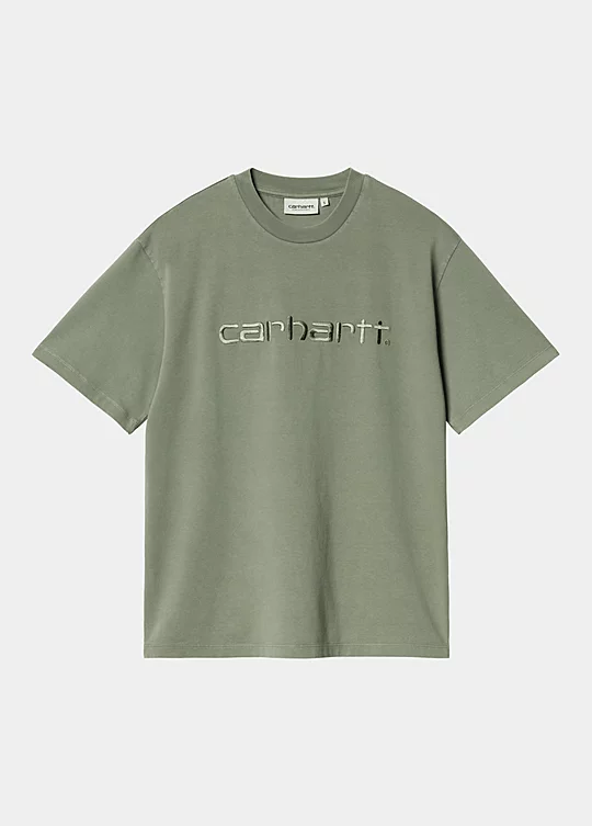 Carhartt WIP Women’s Short Sleeve Duster T-Shirt en Verde