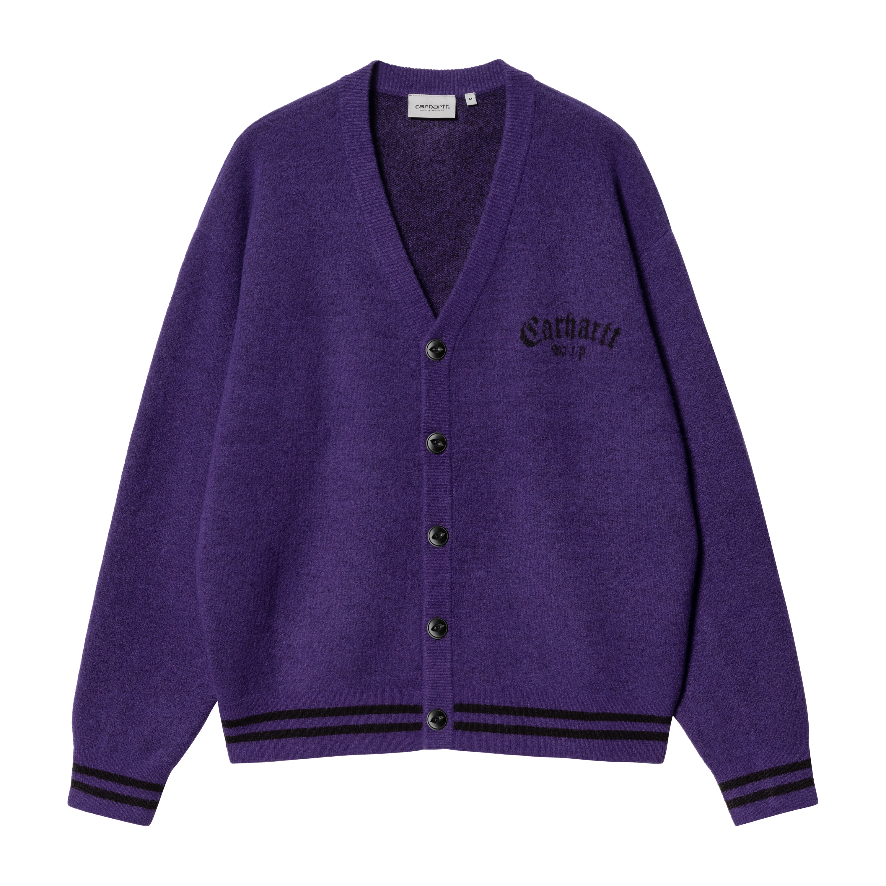 Carhartt WIP Onyx Cardigan in Purple