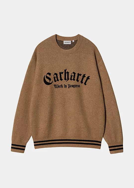 Carhartt WIP Onyx Sweater in Brown