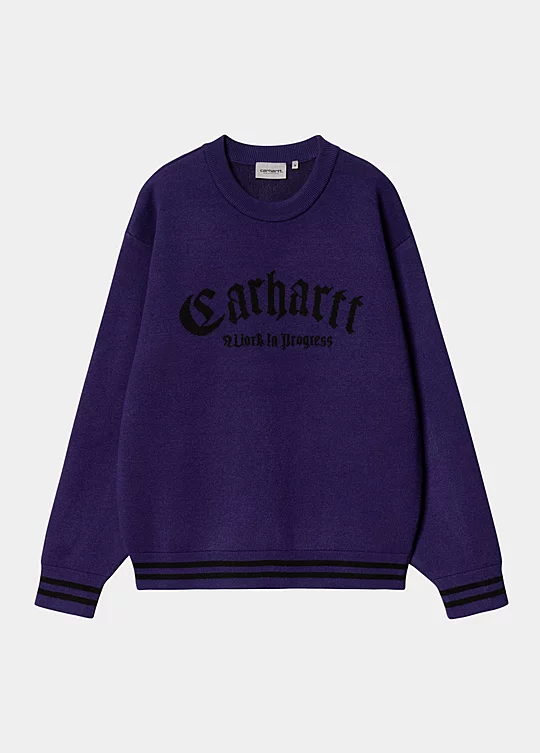 Carhartt WIP Onyx Sweater in Purple