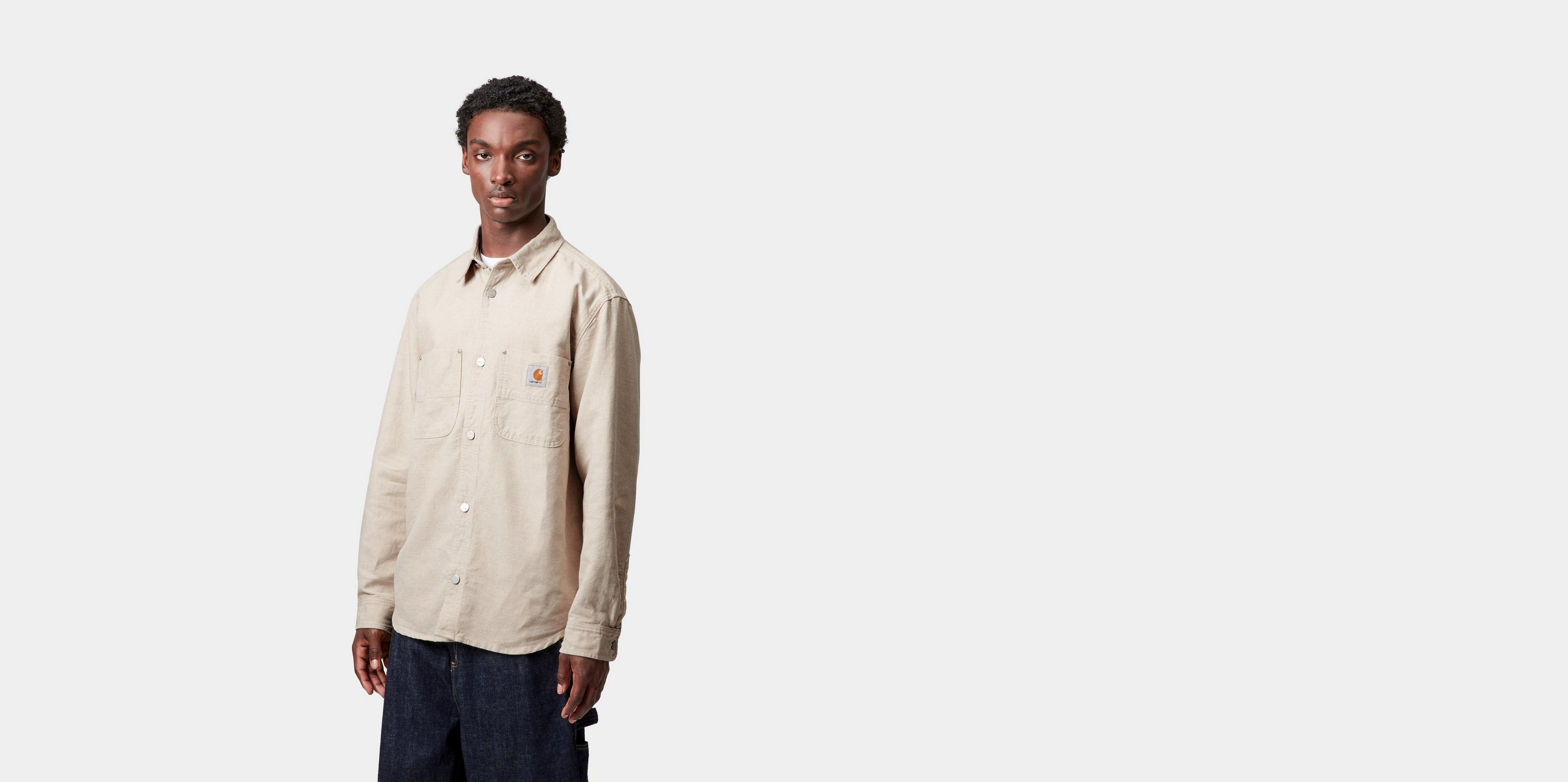 Carhartt WIP Walter Shirt Jac, Natural | Official Online Store