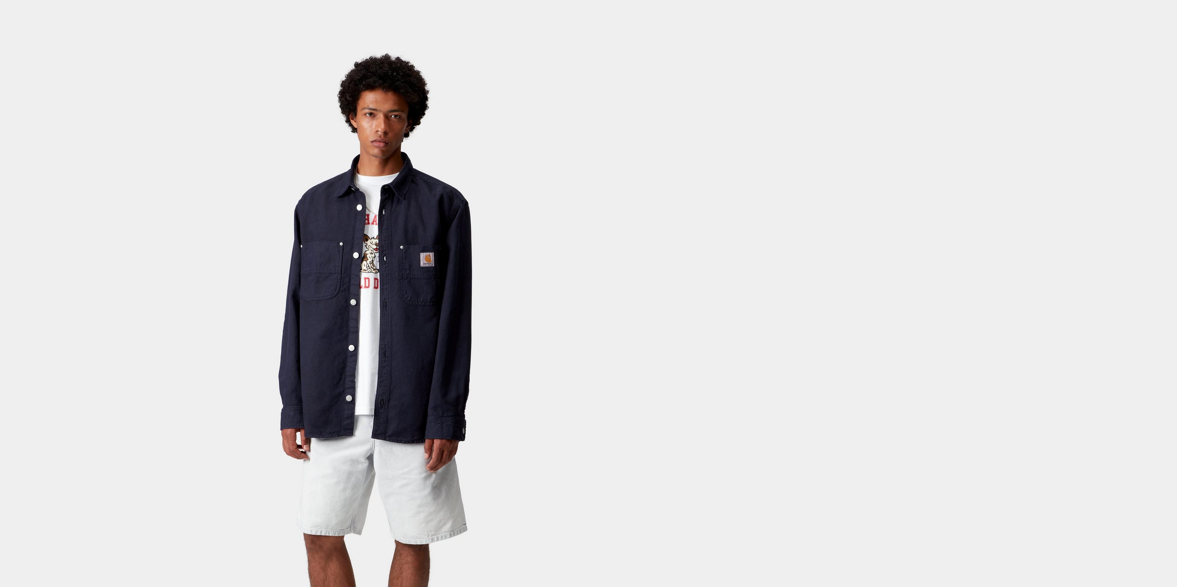 carhartt WALTER SHIRT JACKET ブラック L Carhartt WIP WALTER SHIRT SULLIVAN - Summer jacket - black