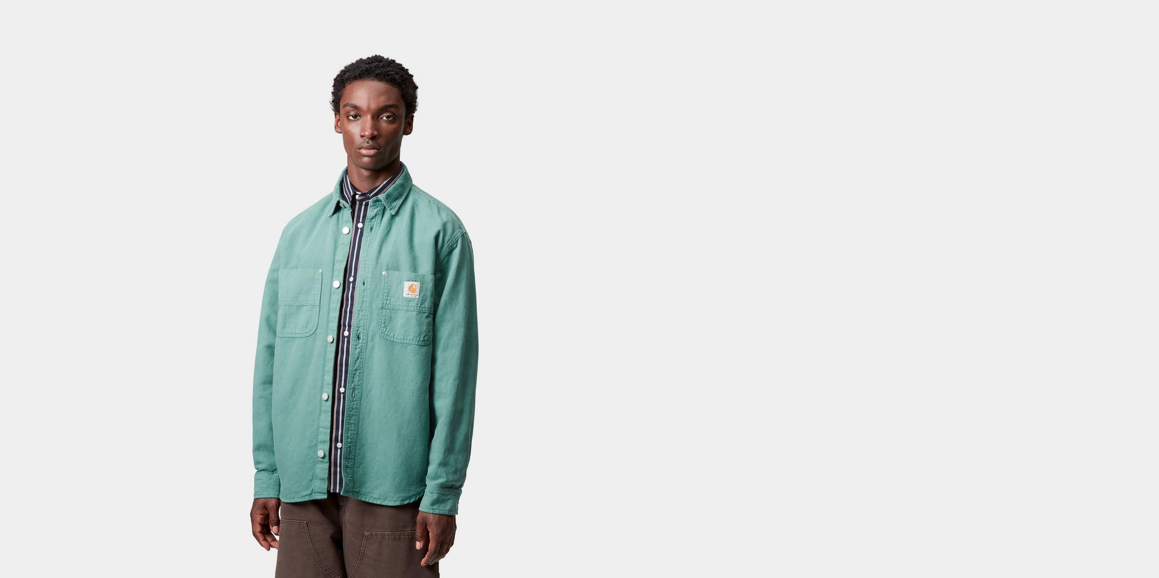 Carhartt WIP Walter Shirt Jac, Saguaro | Official Online Store