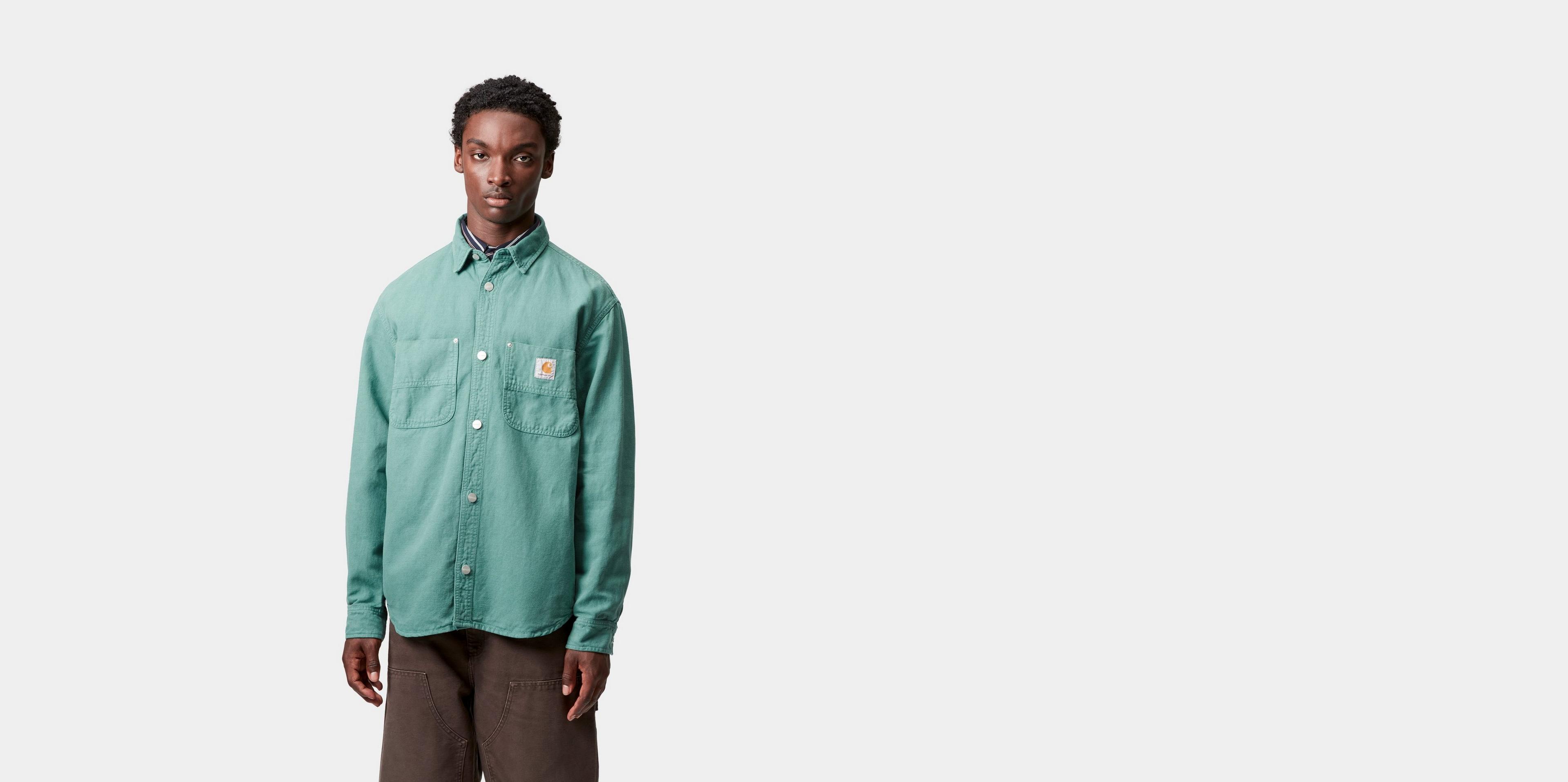 Carhartt WIP Walter Shirt Jac, Saguaro | Official Online Store