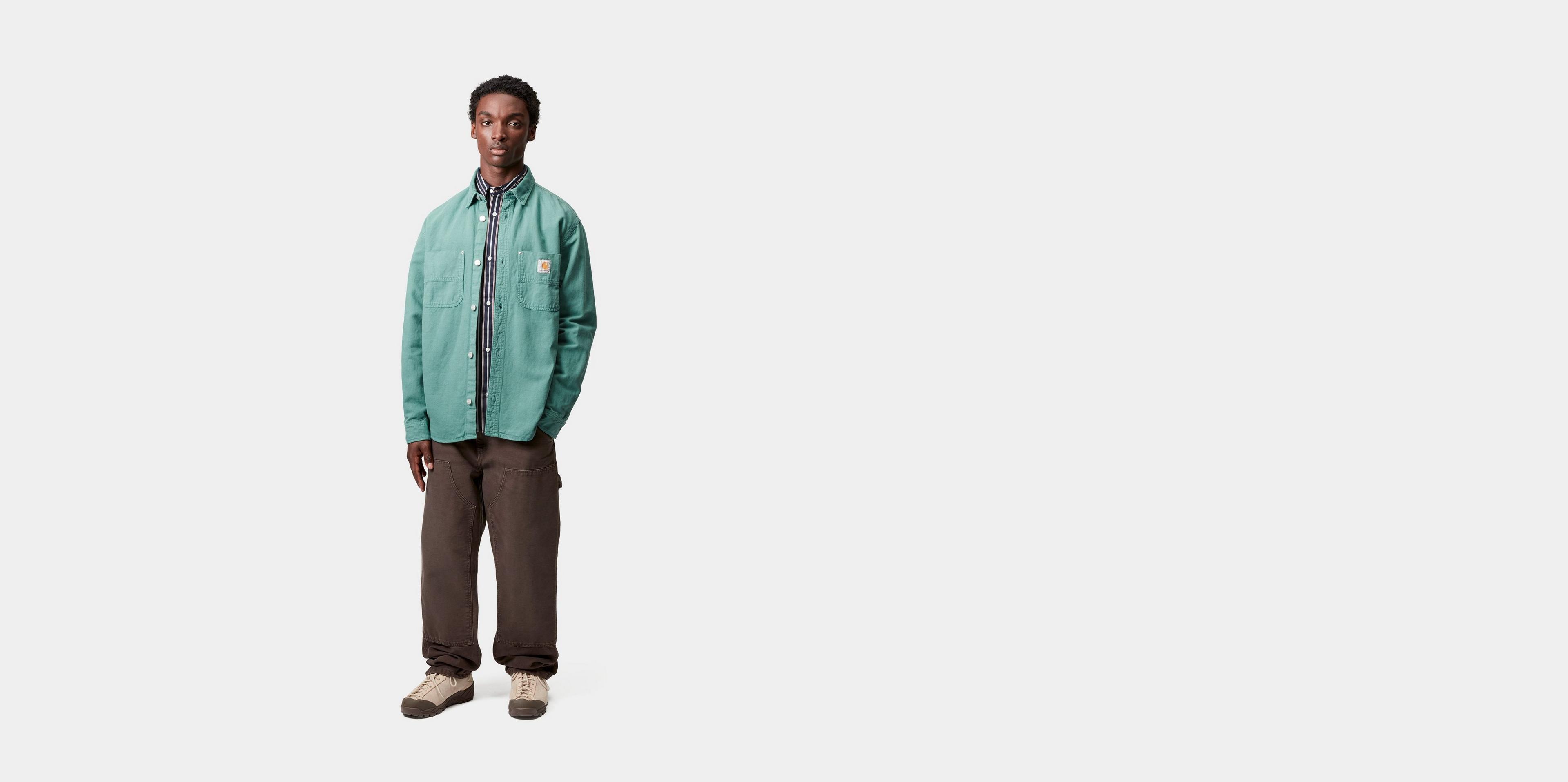 Carhartt WIP Walter Shirt Jac, Saguaro | Official Online Store