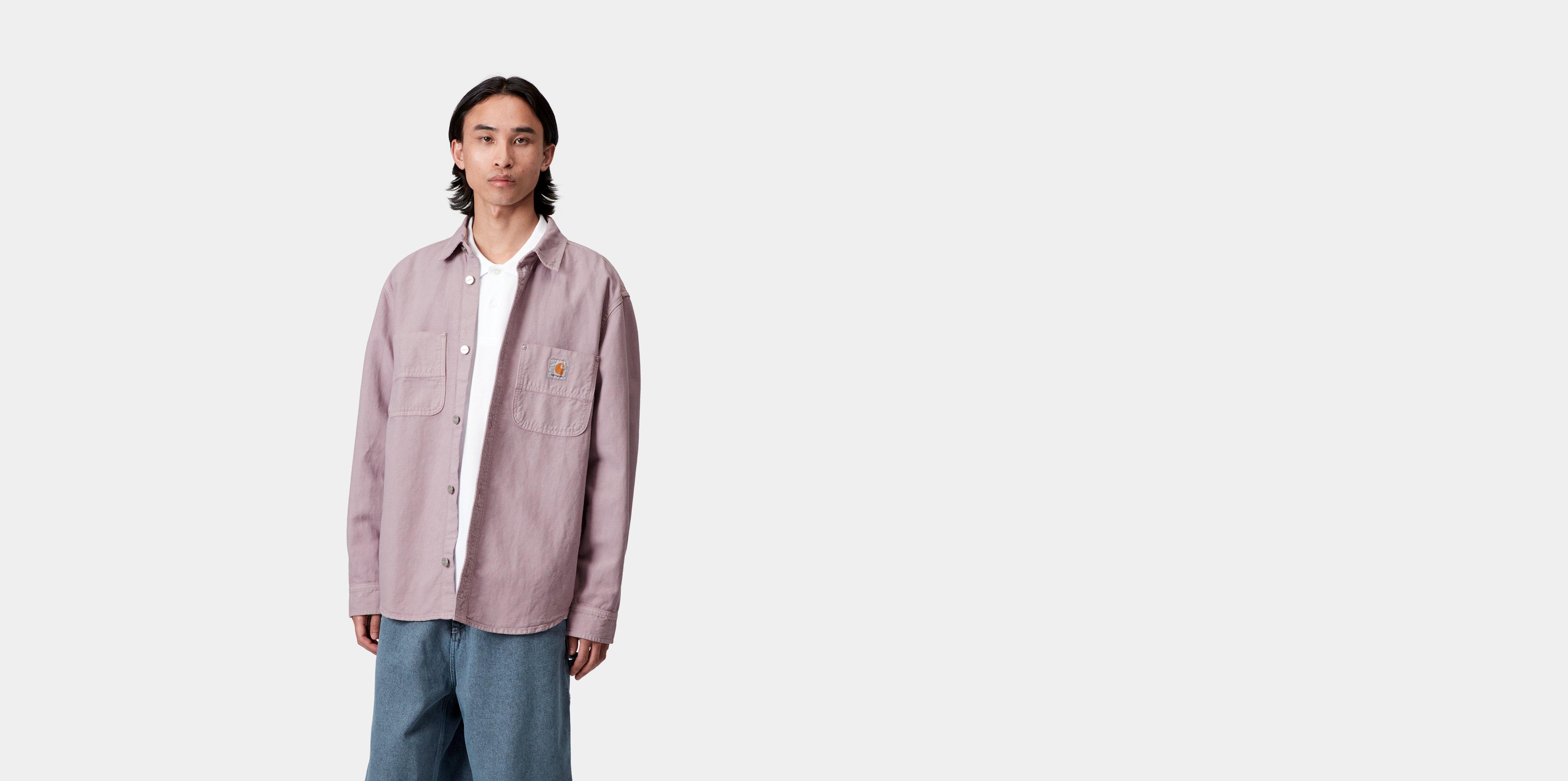 Carhartt WIP Grimsby Shirt Jac, Grimsby Stripe, Saguaro