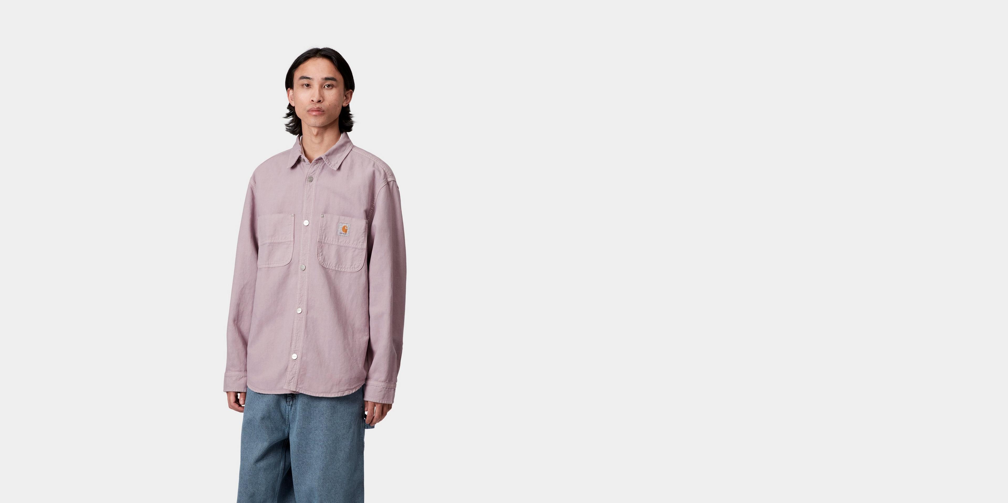 Carhartt WIP Walter Shirt Jac, Pink Fog | Official Online Store