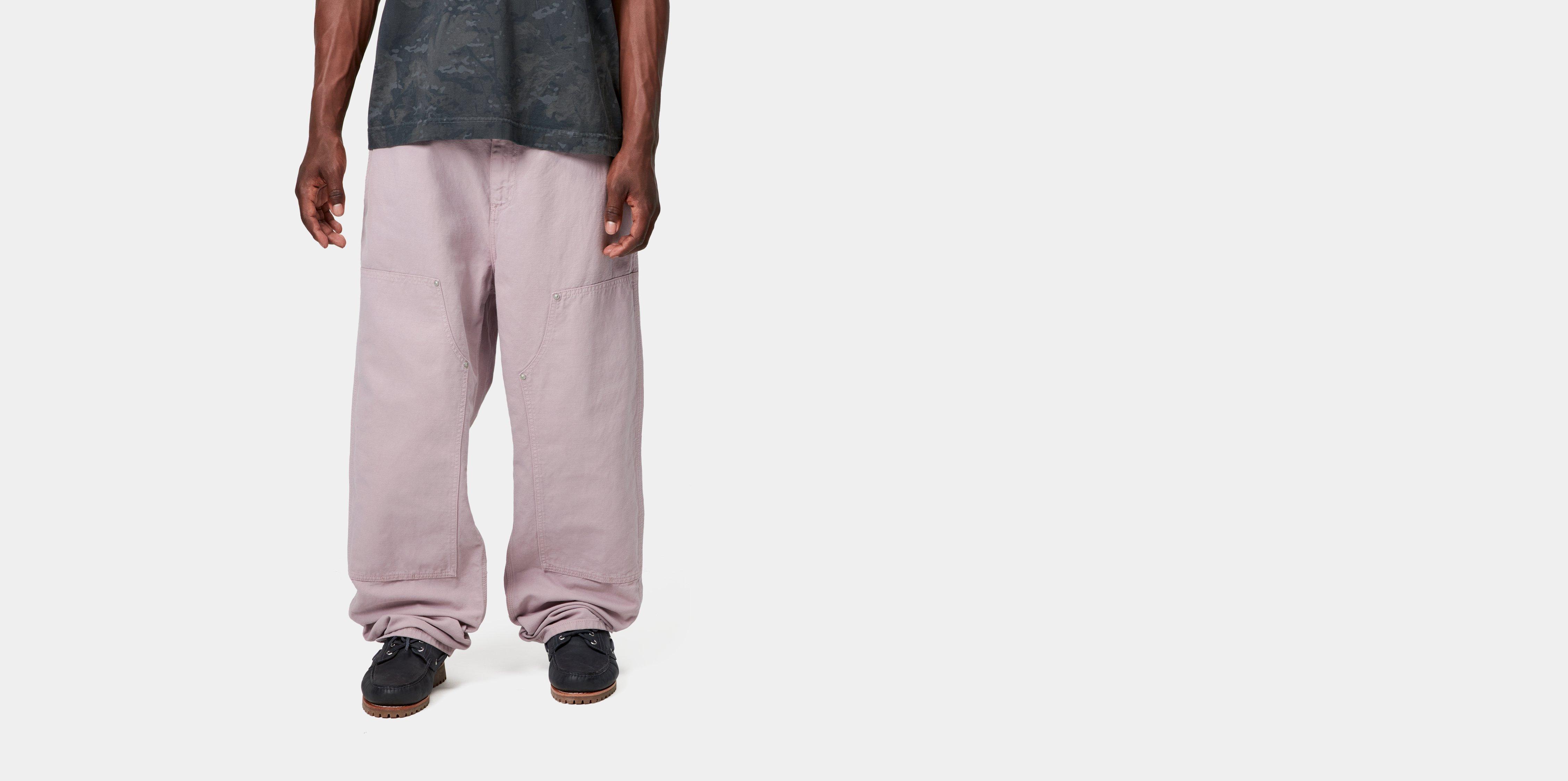 Carhartt WIP Walter Double Knee Pant Pink Fog garment dyed | XS | Men