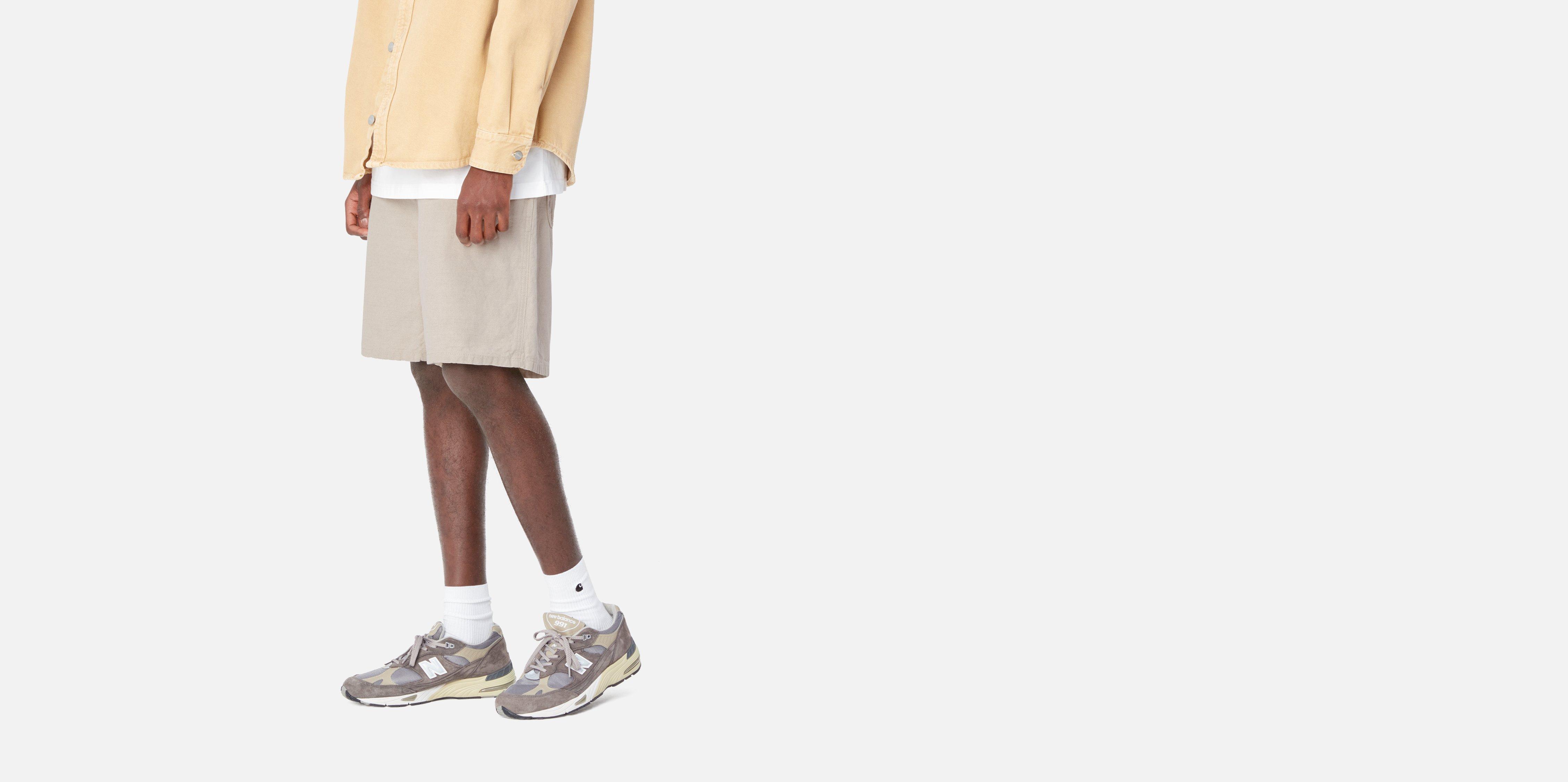 Carhartt WIP Walter Single Knee Short in Beige