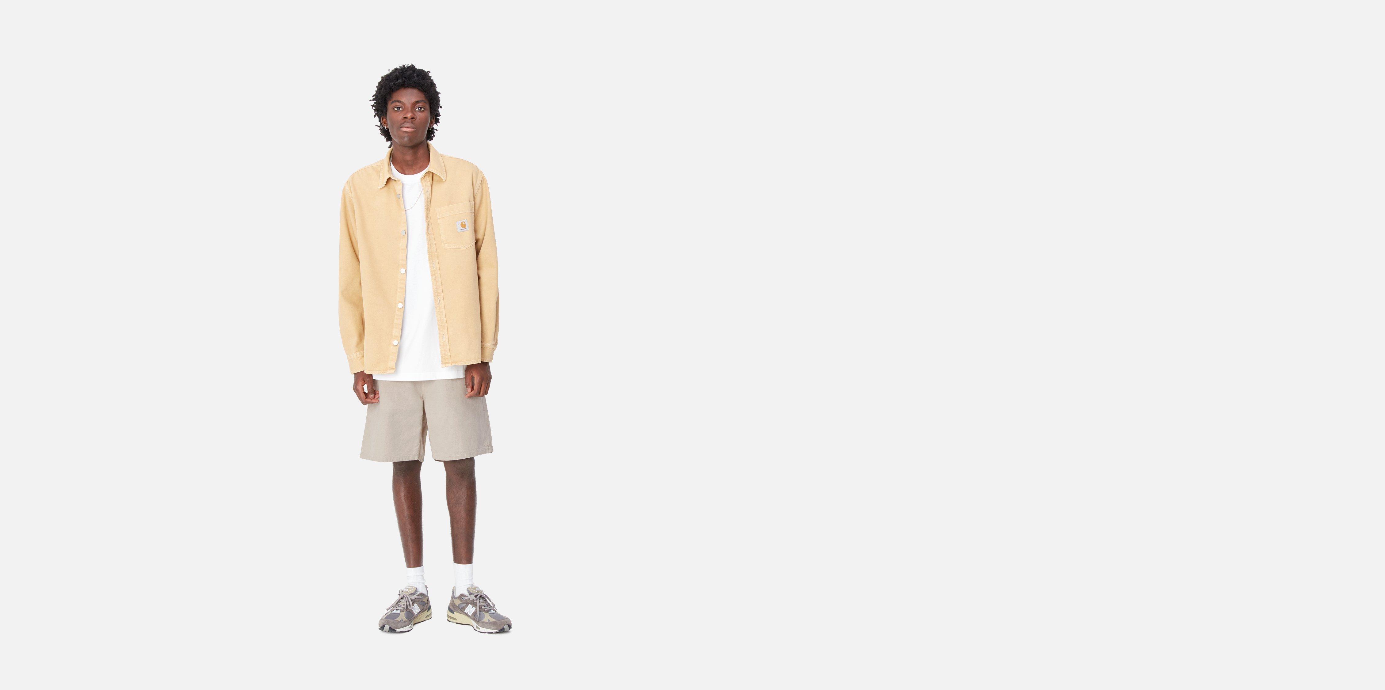 Carhartt WIP Walter Single Knee Short in Beige