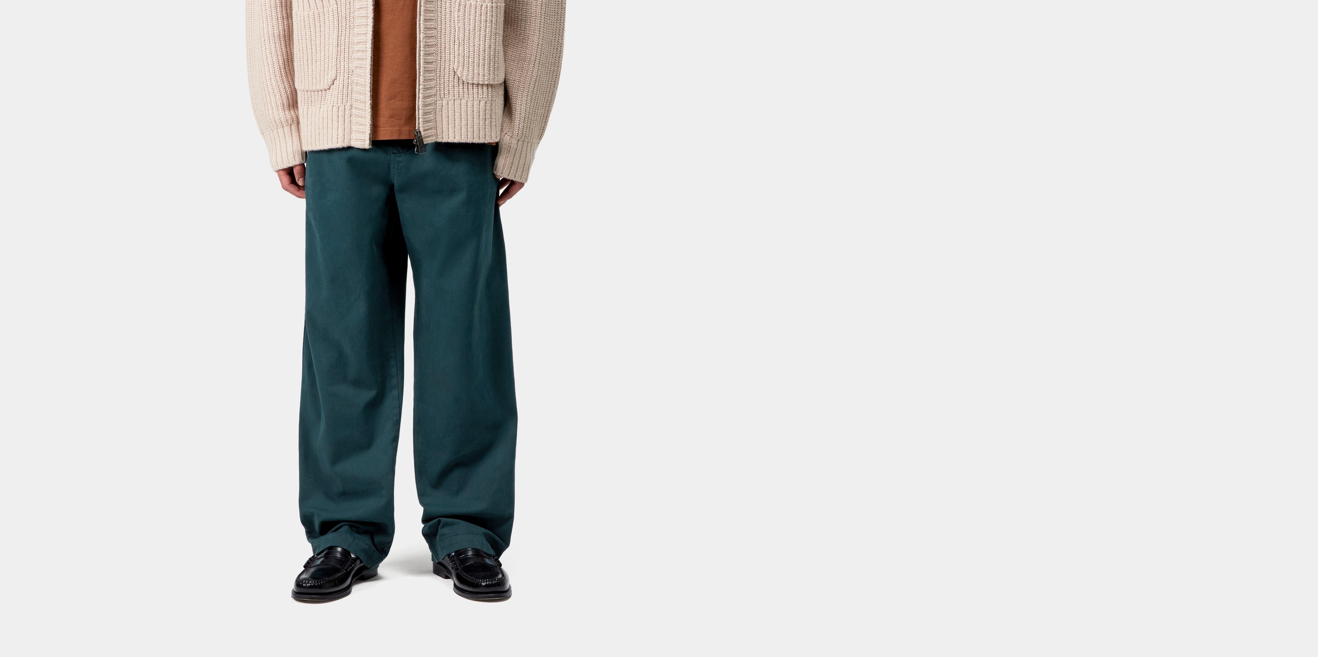 Carhartt WIP Floyde Pant Deep Lagoon garment dyed | green | S | Men