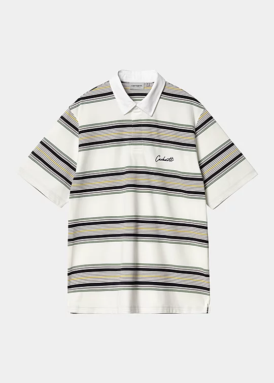 Carhartt WIP Short Sleeve Gaines Rugby Shirt in Multicolor