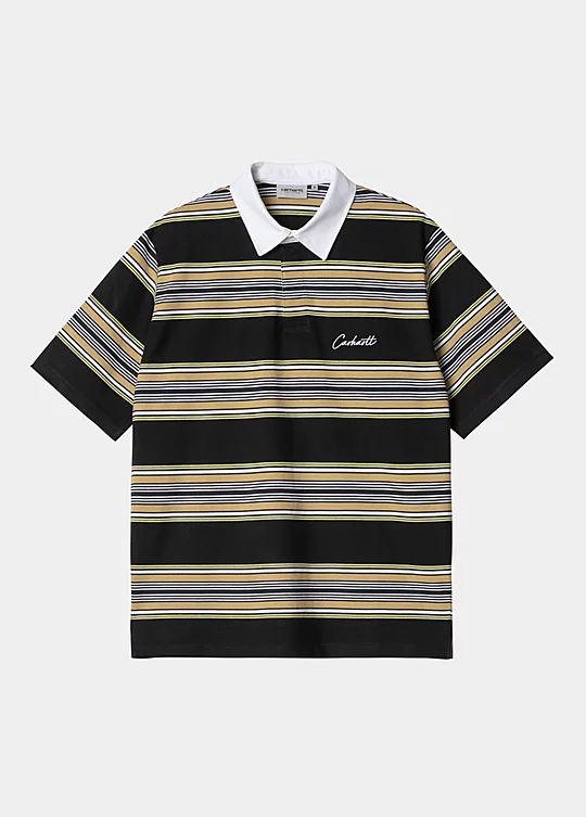 Carhartt WIP Short Sleeve Gaines Rugby Shirt in
