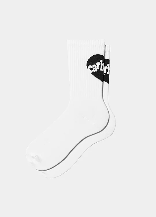 Carhartt WIP Amour Socks en Blanco