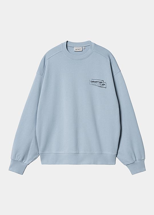 Carhartt WIP Vista Sweatshirt, Dusty Ice | Official Online Store Carhartt WIP Vista Sweatshirt, Dusty Ice | Official Online Store