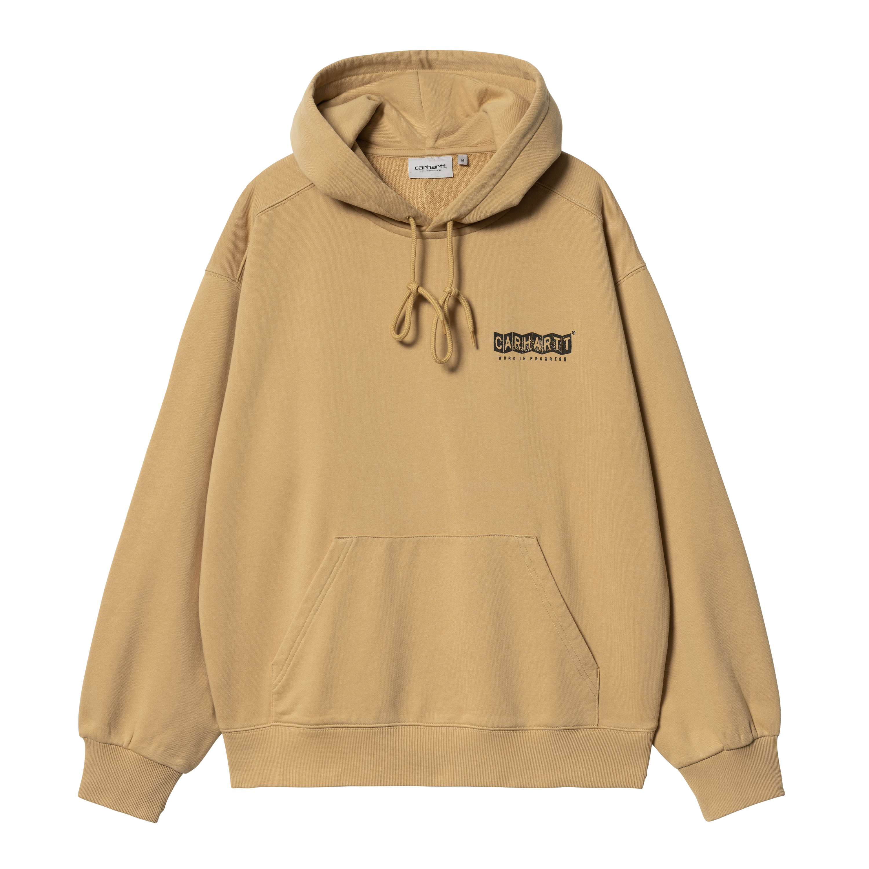 Carhartt WIP Hooded Stamp Sweat Beige