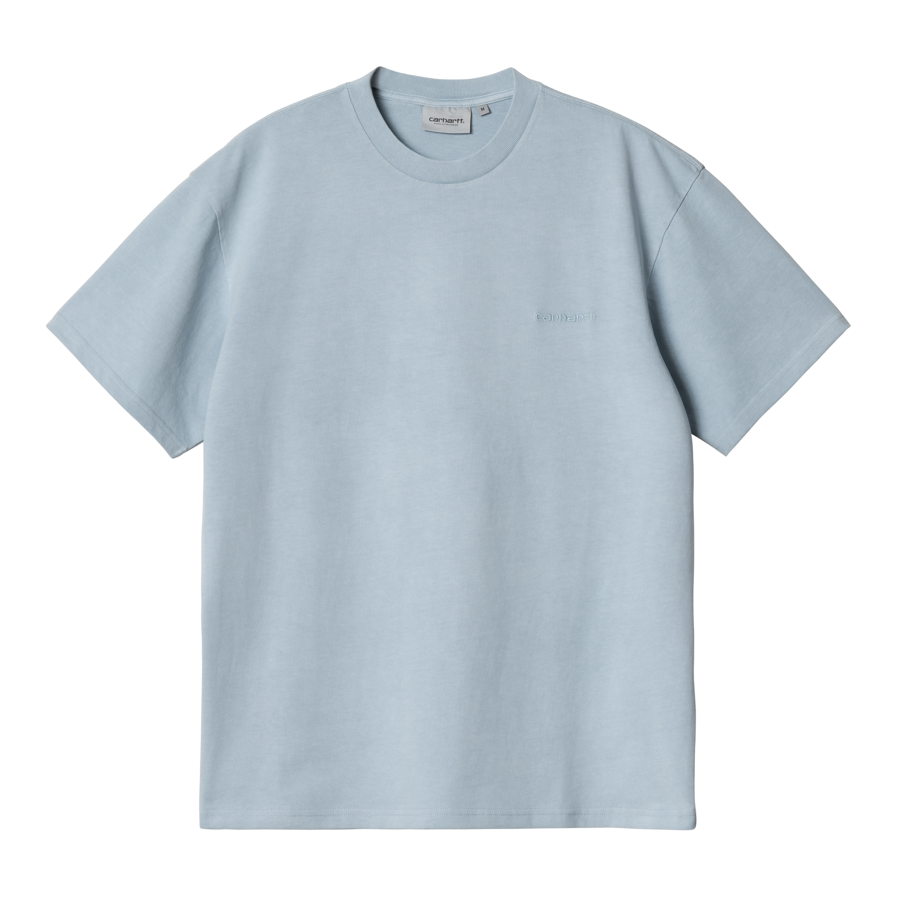 Carhartt WIP Short Sleeve Duster Script T-Shirt in Blau