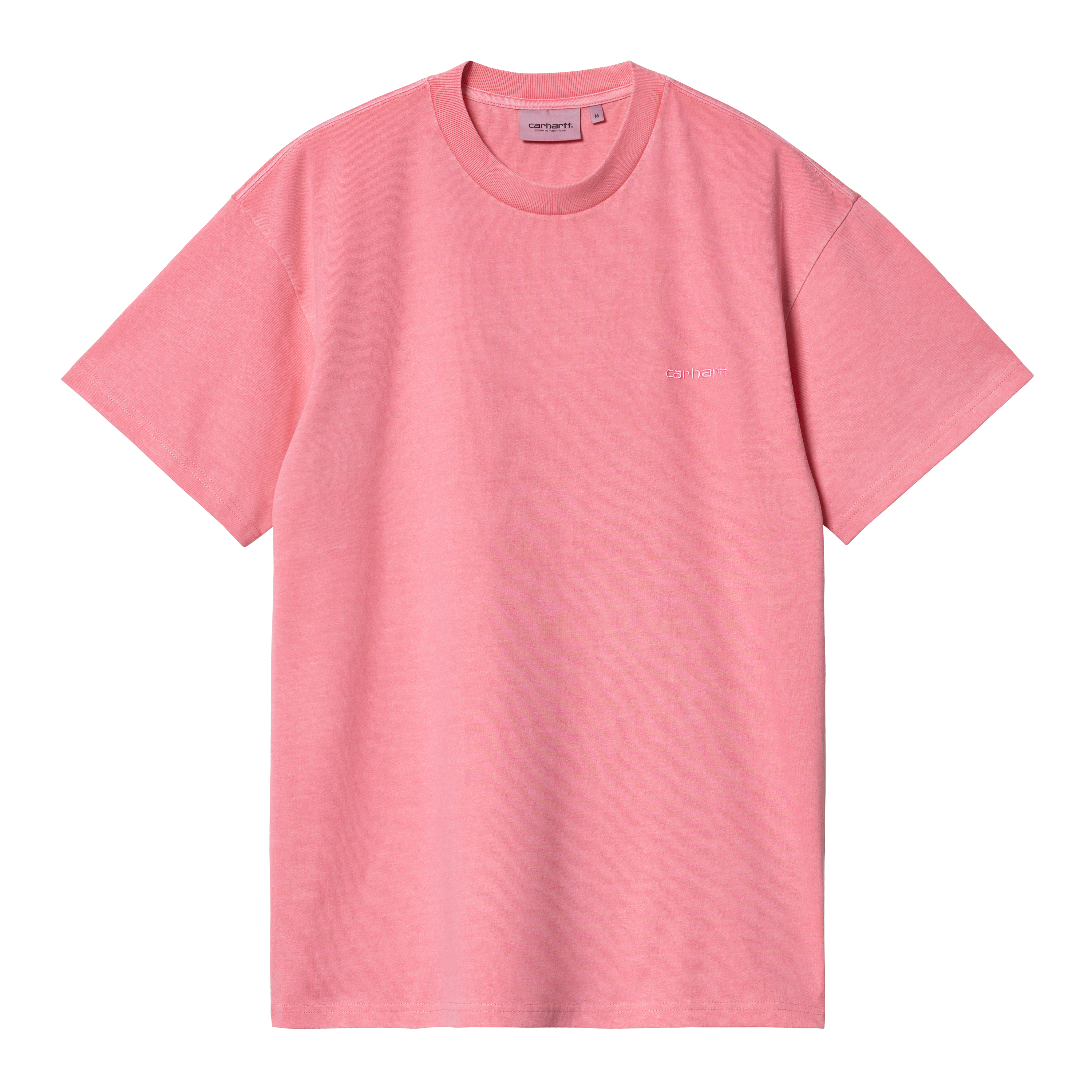 Carhartt WIP Short Sleeve Duster Script T-Shirt em Rosa