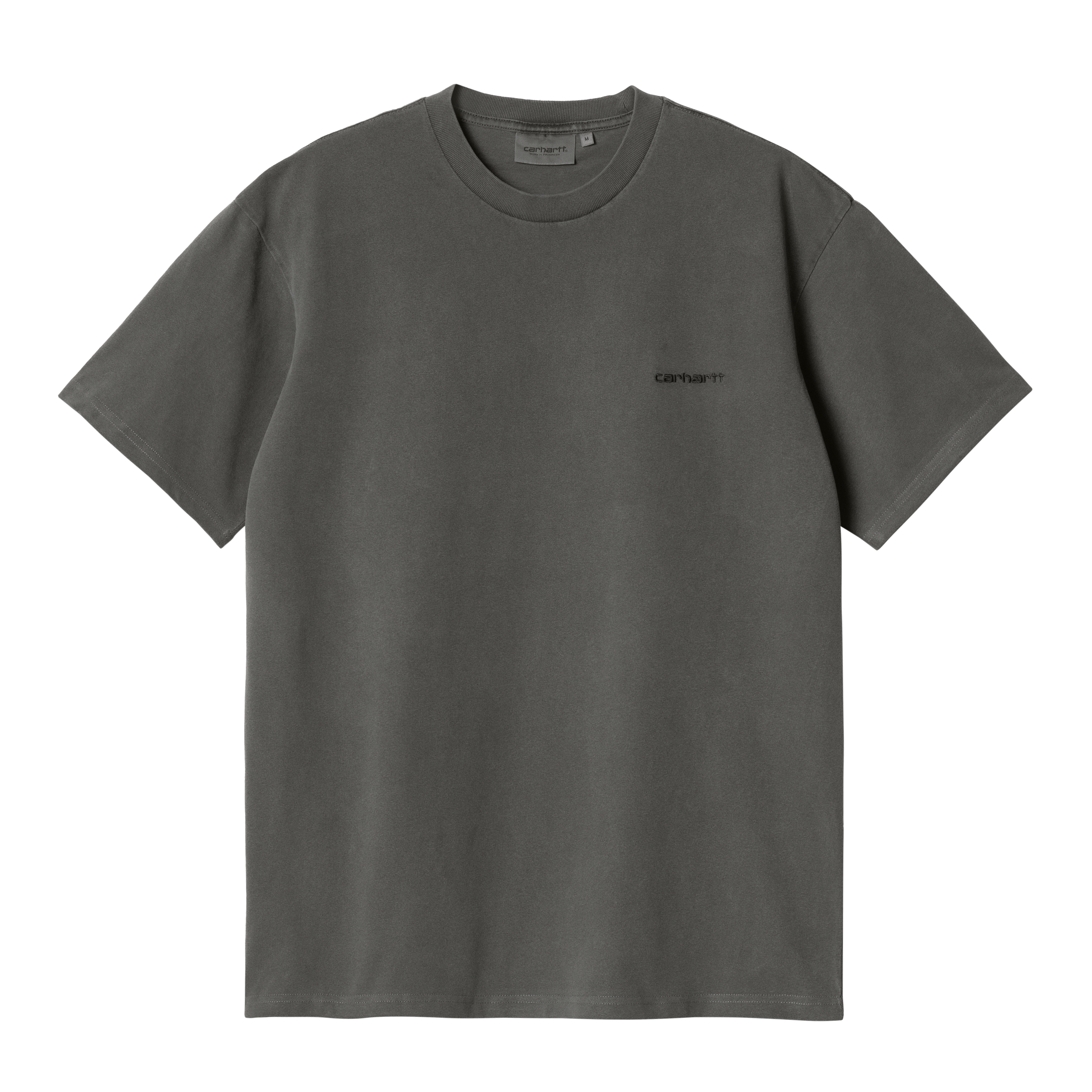 Carhartt WIP Short Sleeve Duster Script T-Shirt in Black