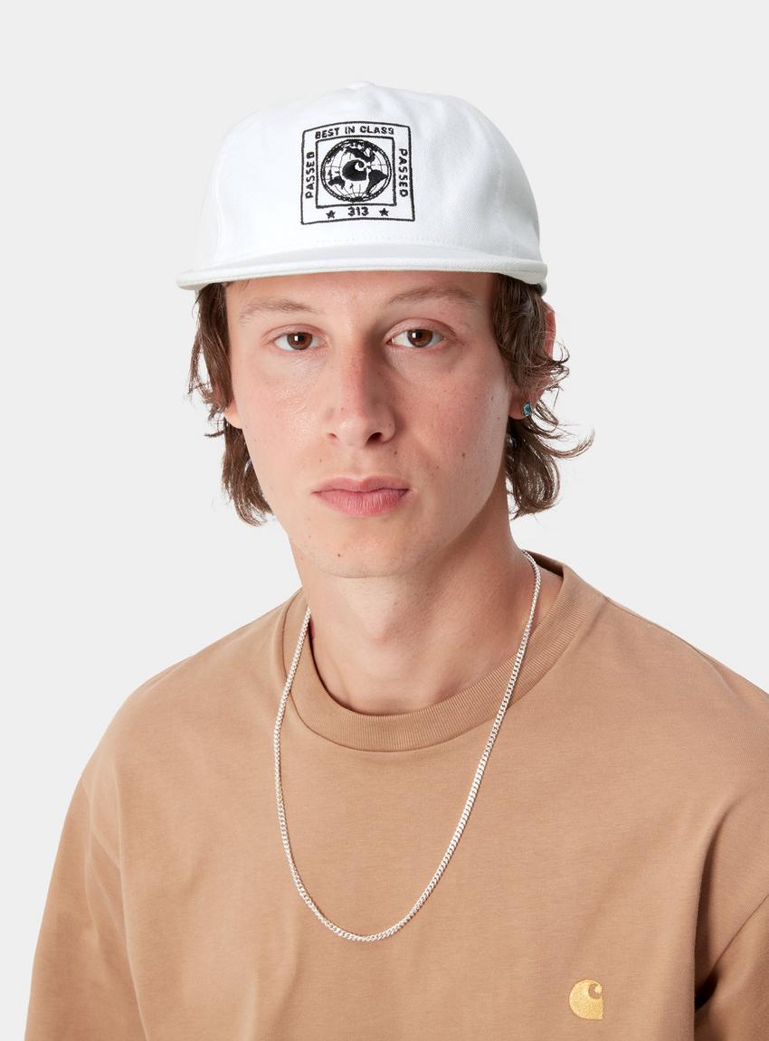 キャップ CARHARTT STAMP CAP 4FM025 Carhartt WIP Stamp Cap, White / Black | Official Online Store