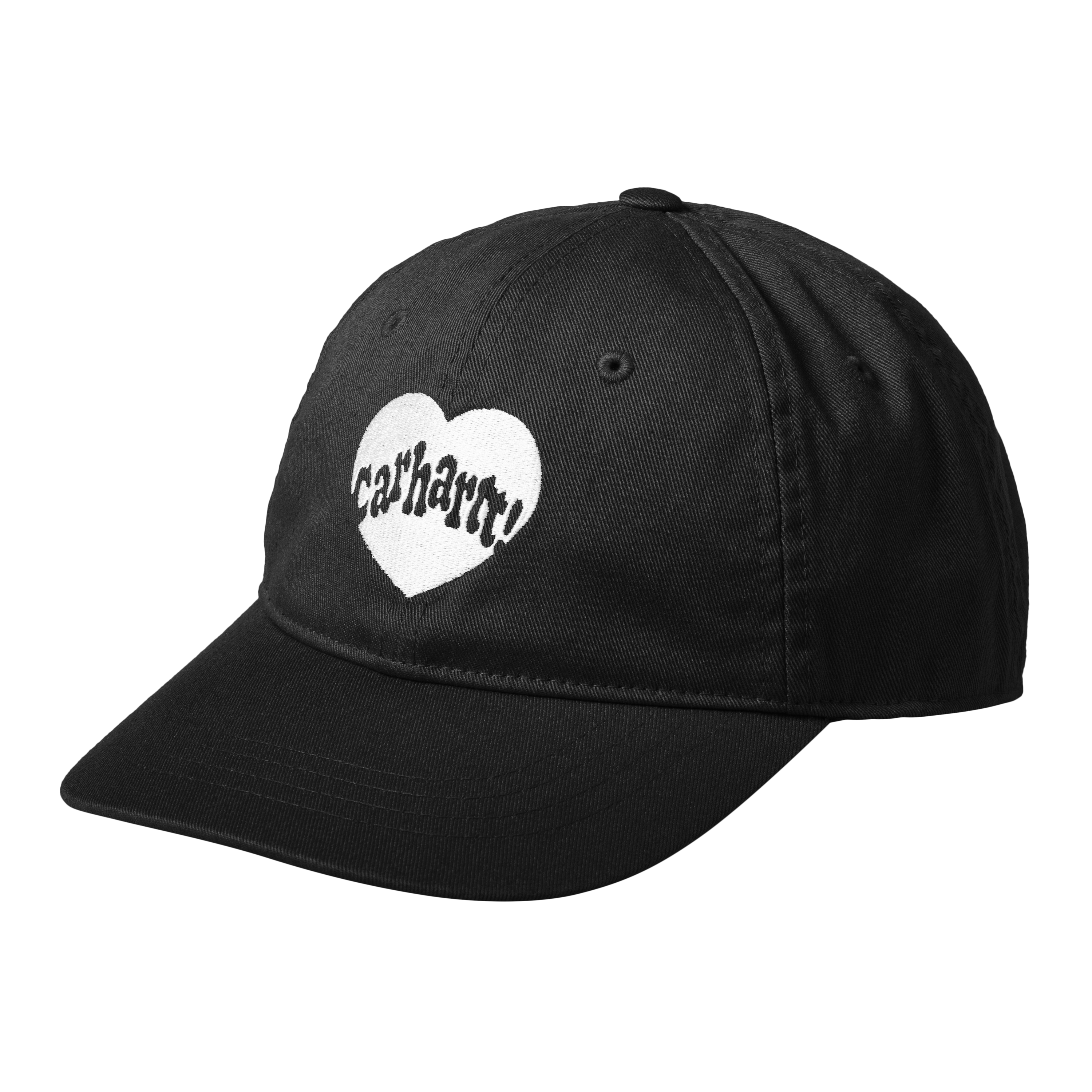 Carhartt WIP Amour Cap, Black / White | Official Online Store