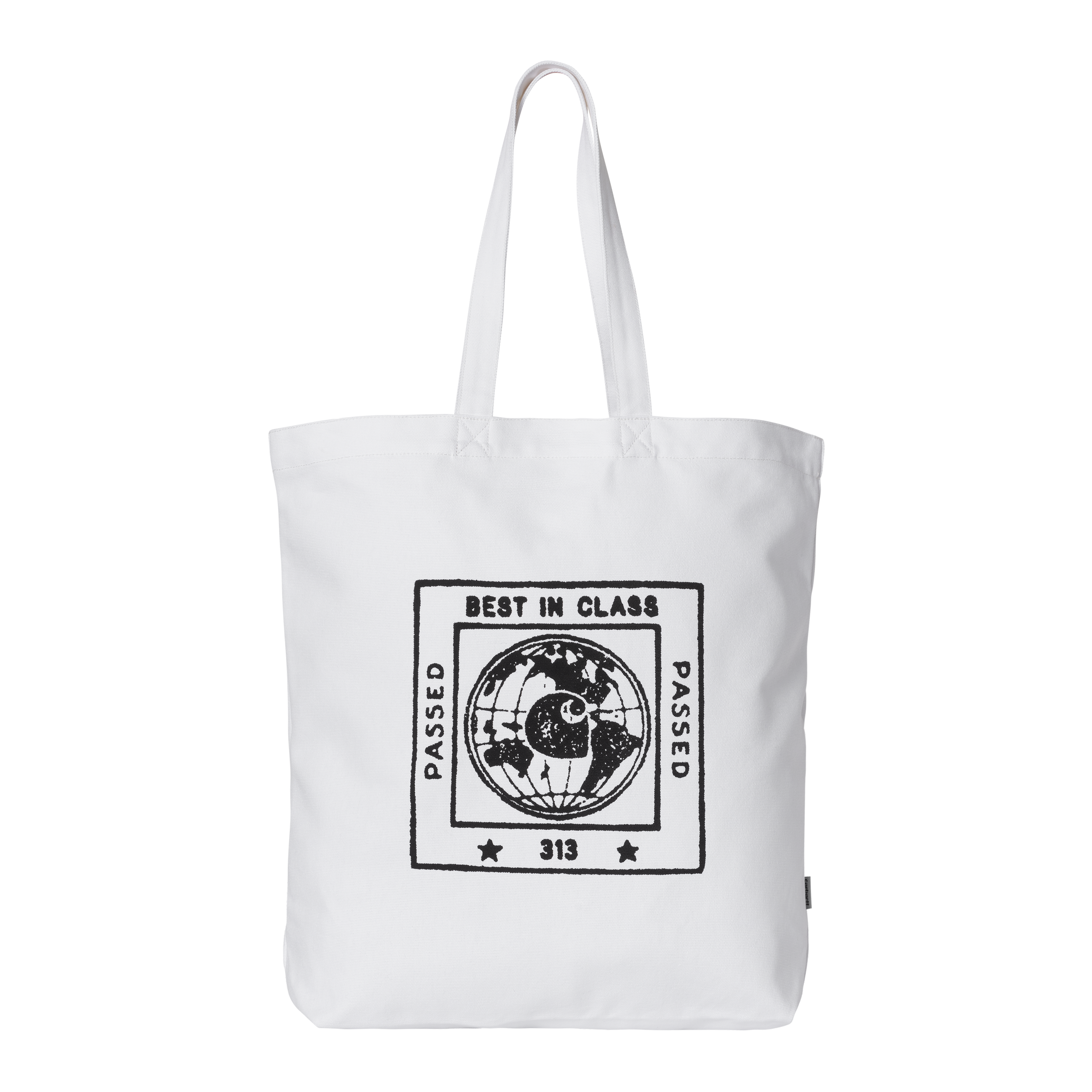 Carhartt WIP Stamp Tote in Bianco