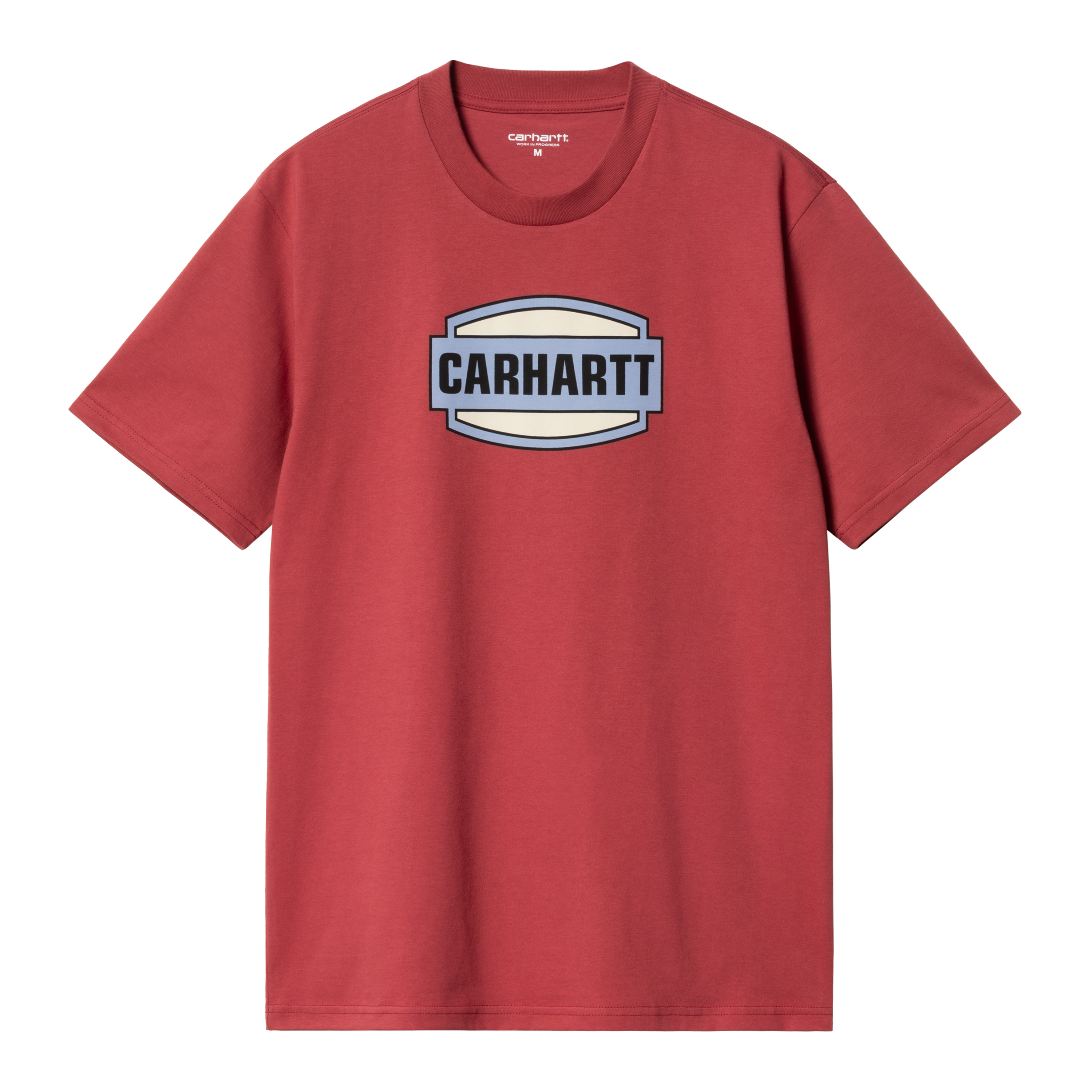 Carhartt WIP Short Sleeve Press Script T-Shirt in Rosso