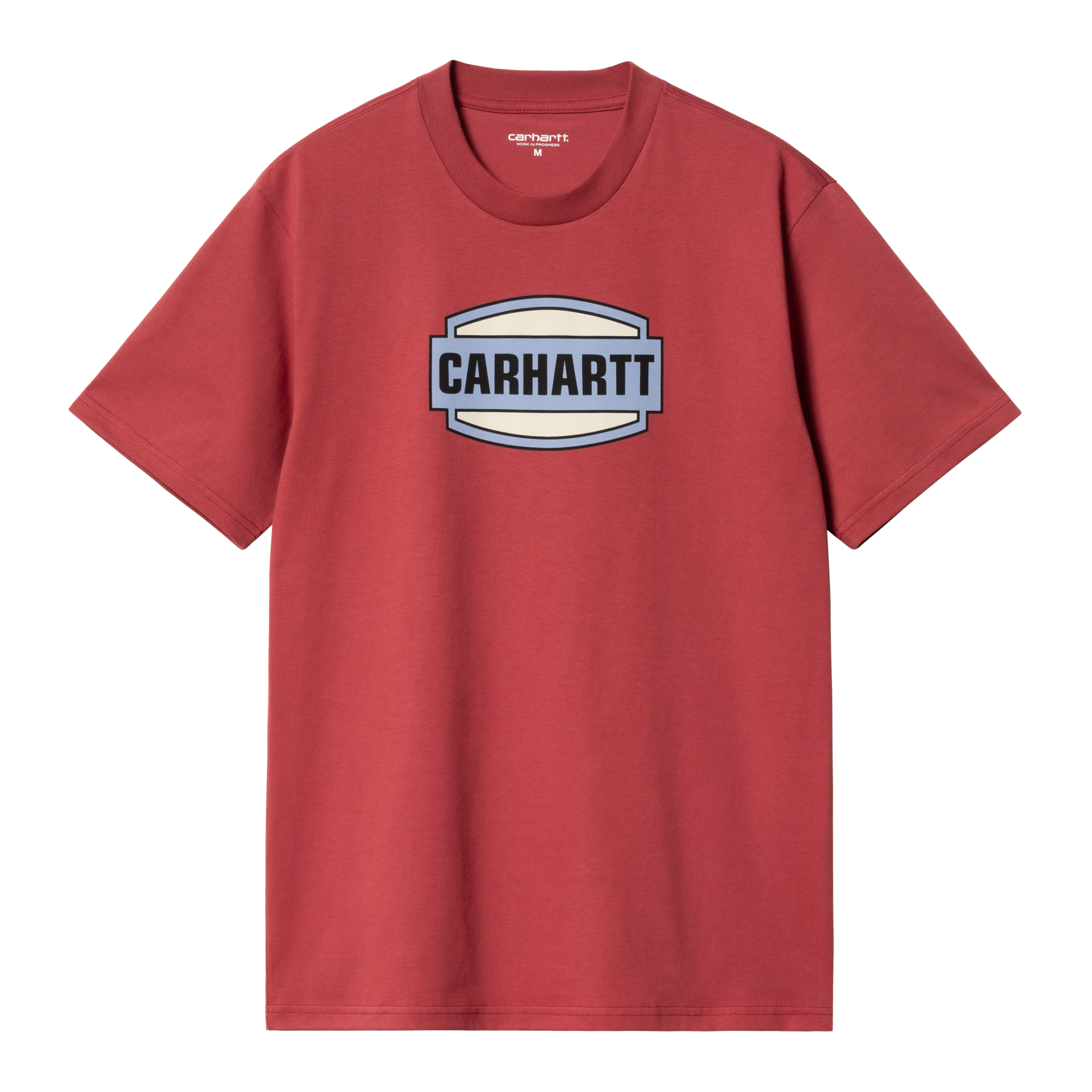 Carhartt WIP Short Sleeve Press Script T-Shirt Rouge