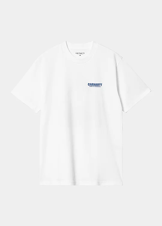 Carhartt WIP Short Sleeve Trade T-Shirt in Bianco