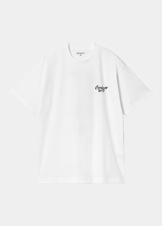Carhartt WIP Short Sleeve Friendship T-Shirt in Bianco