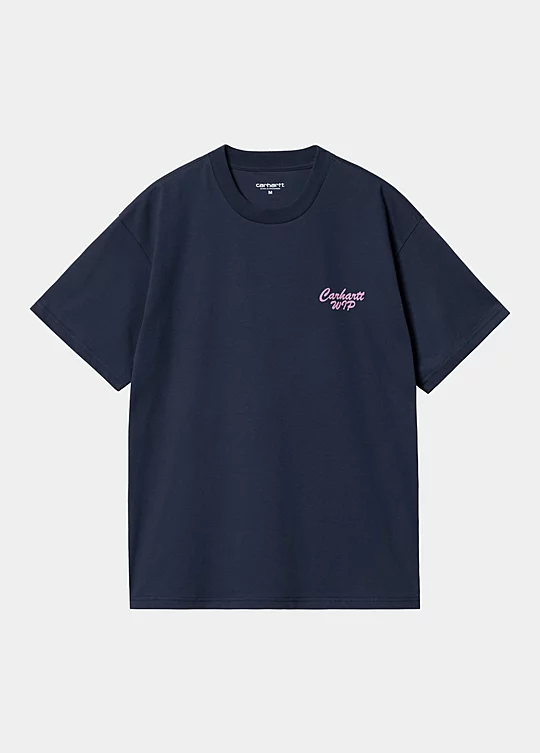Carhartt WIP Short Sleeve Friendship T-Shirt in Blu