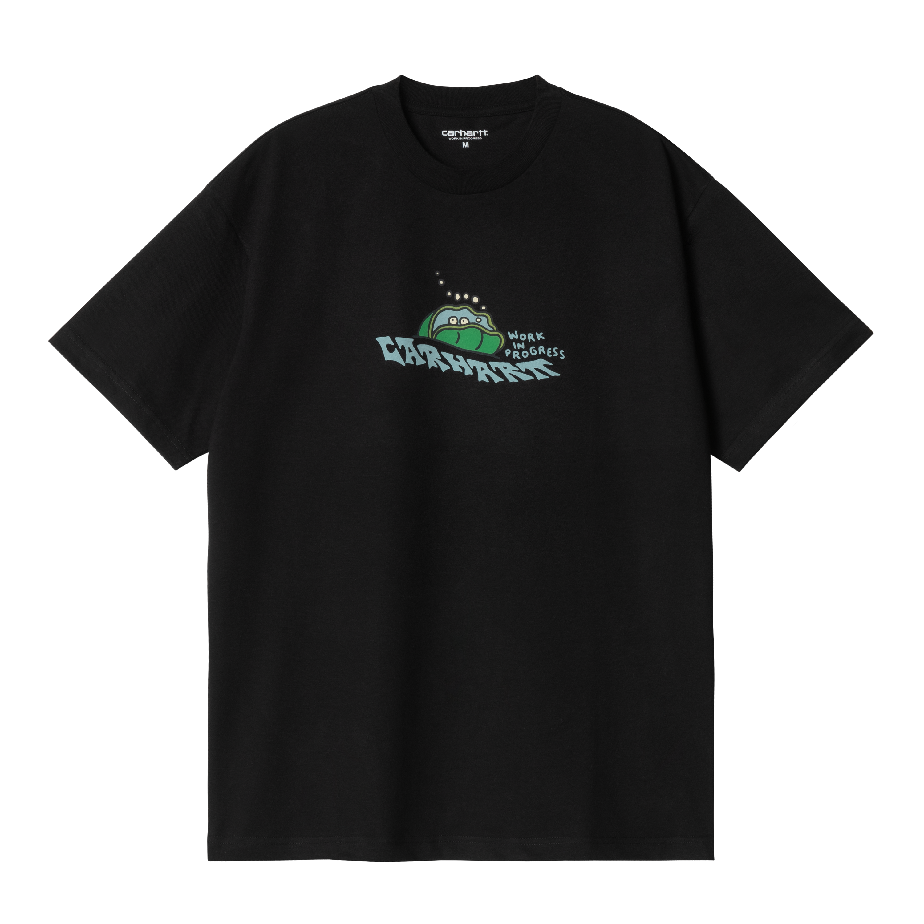 Carhartt WIP Short Sleeve Clam T-Shirt in Black
