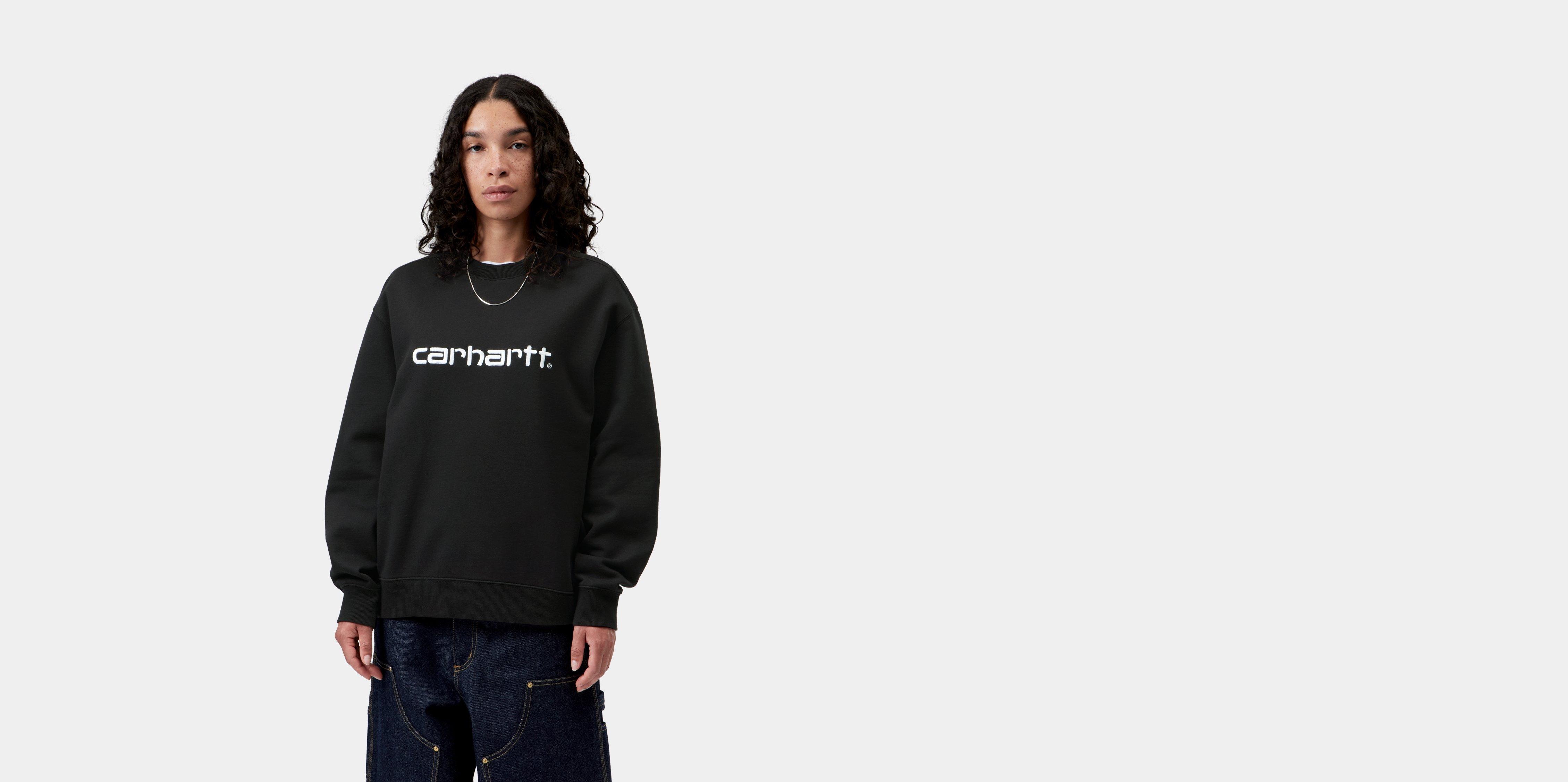 Carhartt WIP W' Carhartt Sweatshirt Black / White | XS | Women