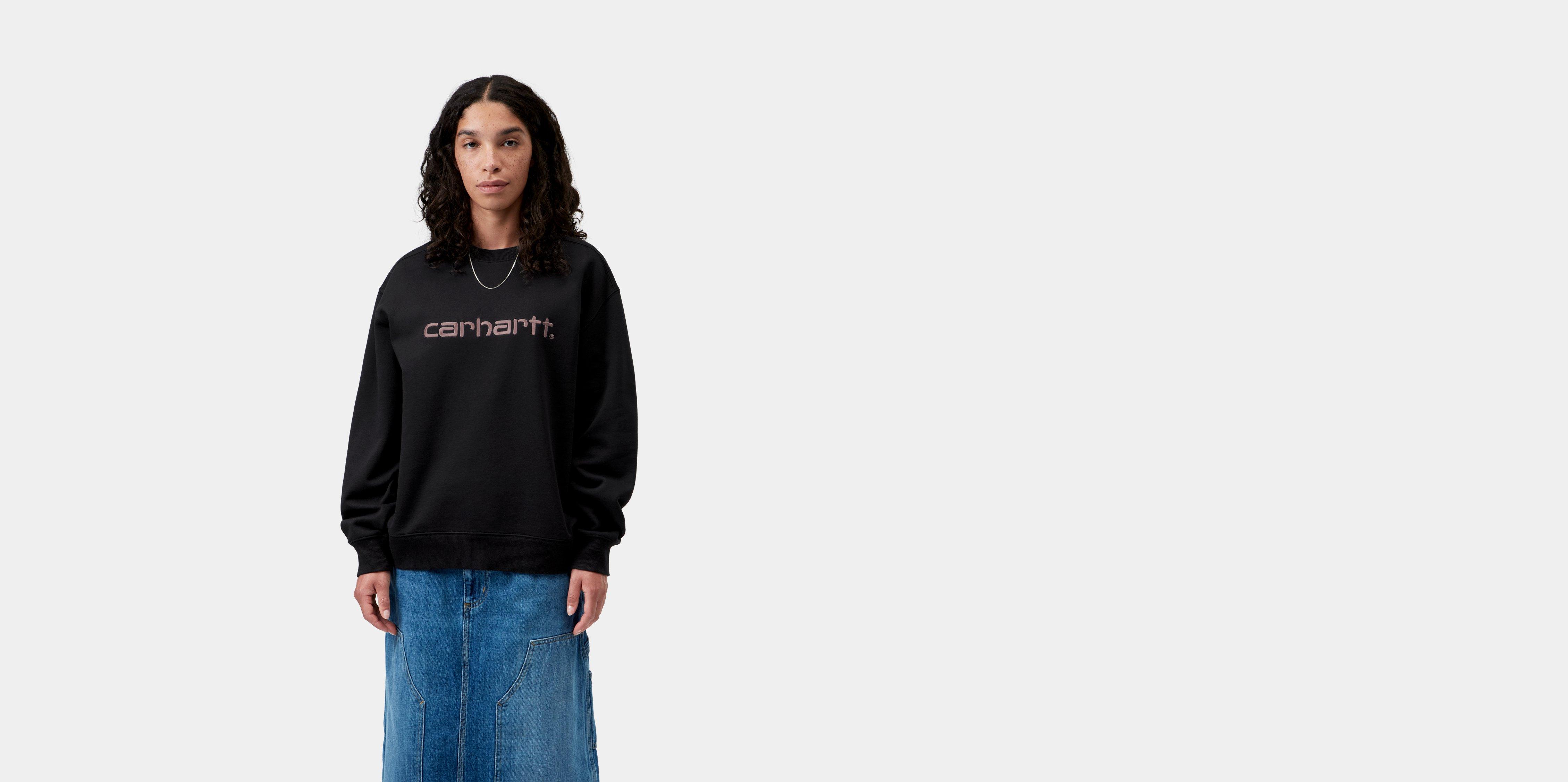 Carhartt WIP W' Carhartt Sweatshirt Black / Hortensia | M | Women