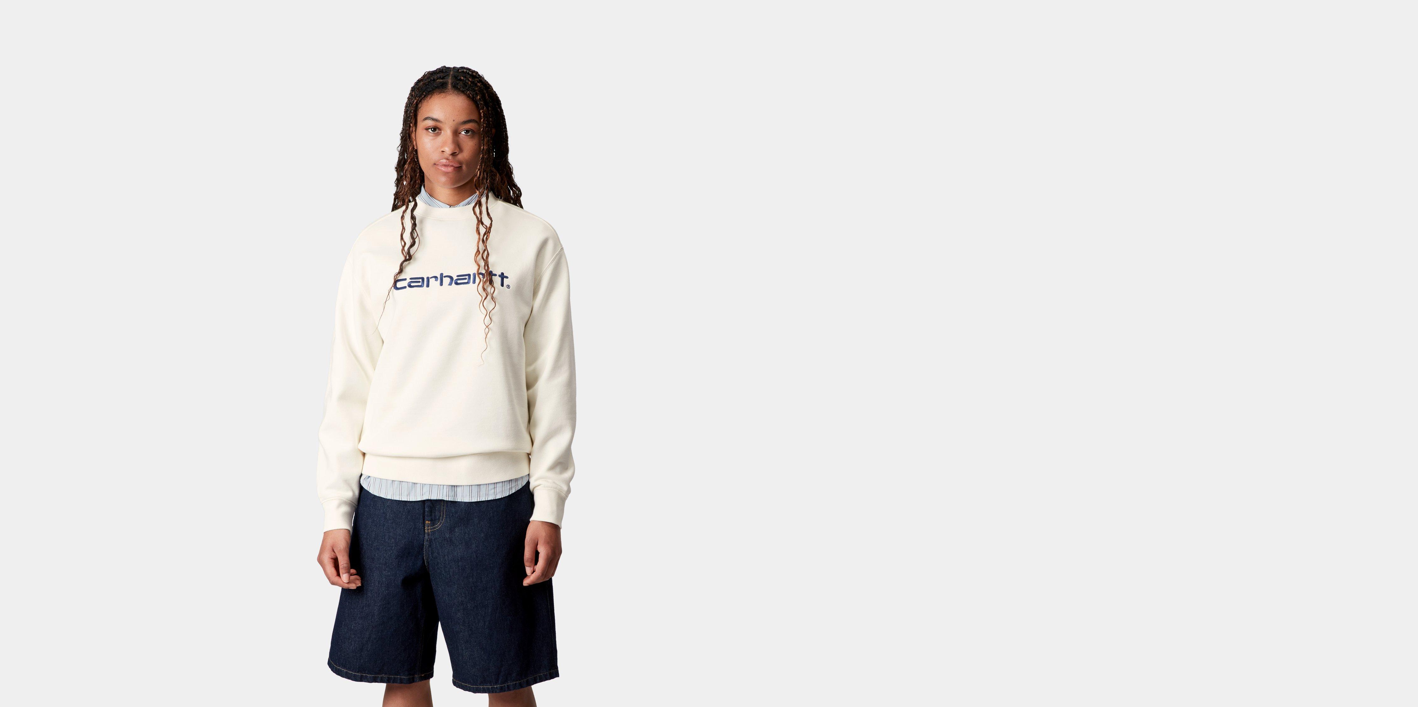 Carhartt WIP W' Carhartt Sweatshirt Wax / Wolfsbane | beige|white | S | Women
