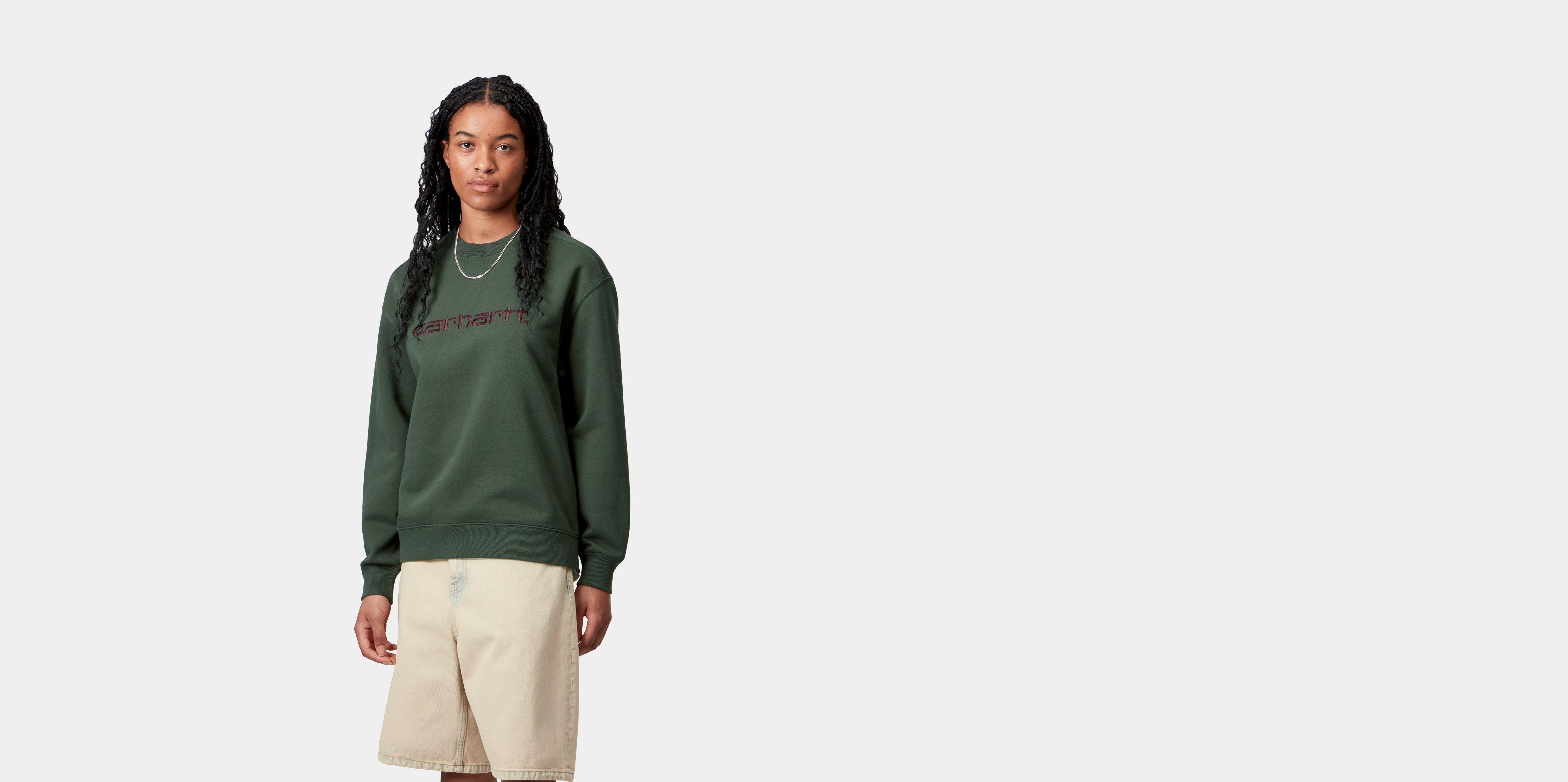 Carhartt WIP W' Carhartt Sweatshirt Sycamore Tree / Rondo | green | L | Women