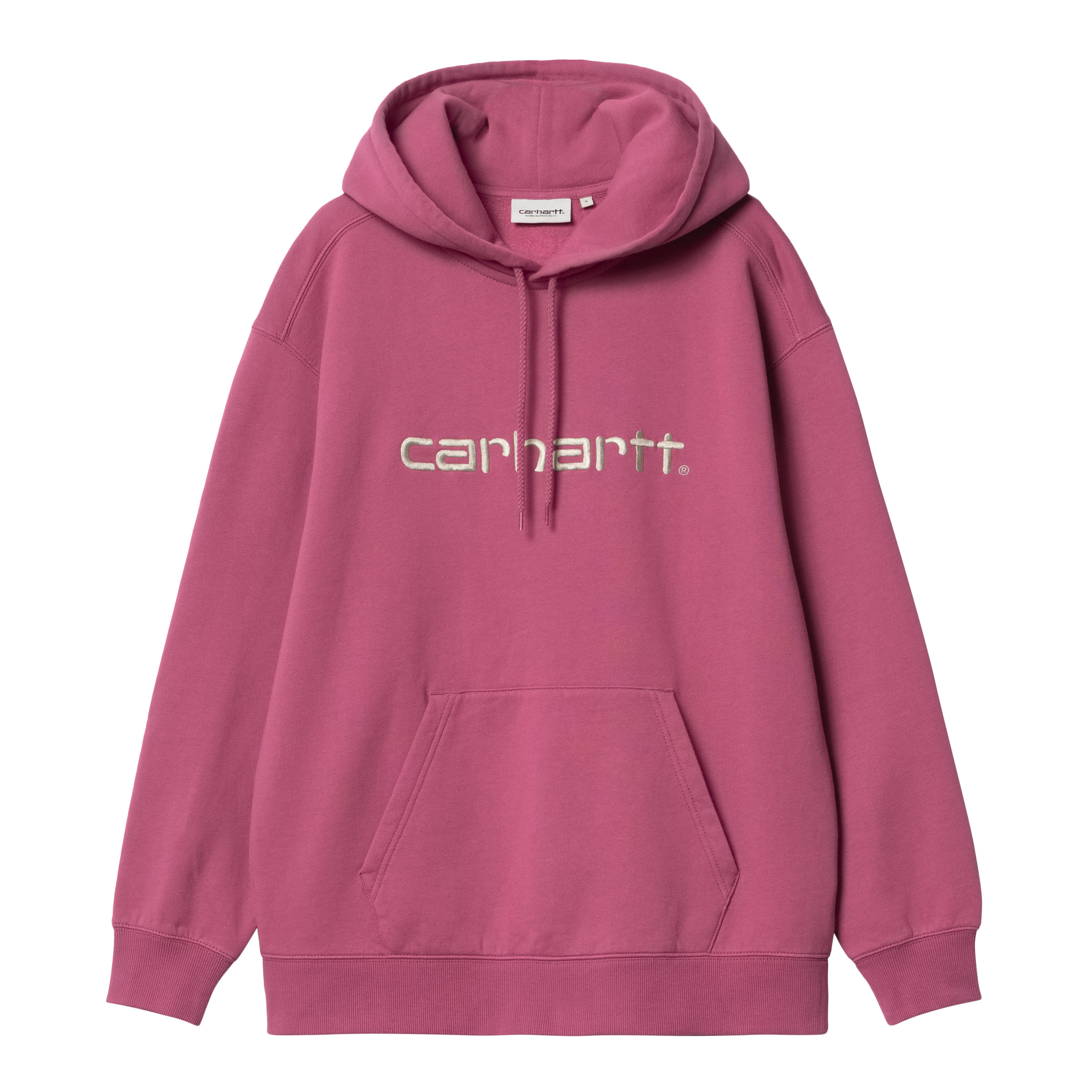 Carhartt WIP Women’s Hooded Carhartt Sweatshirt in Pink