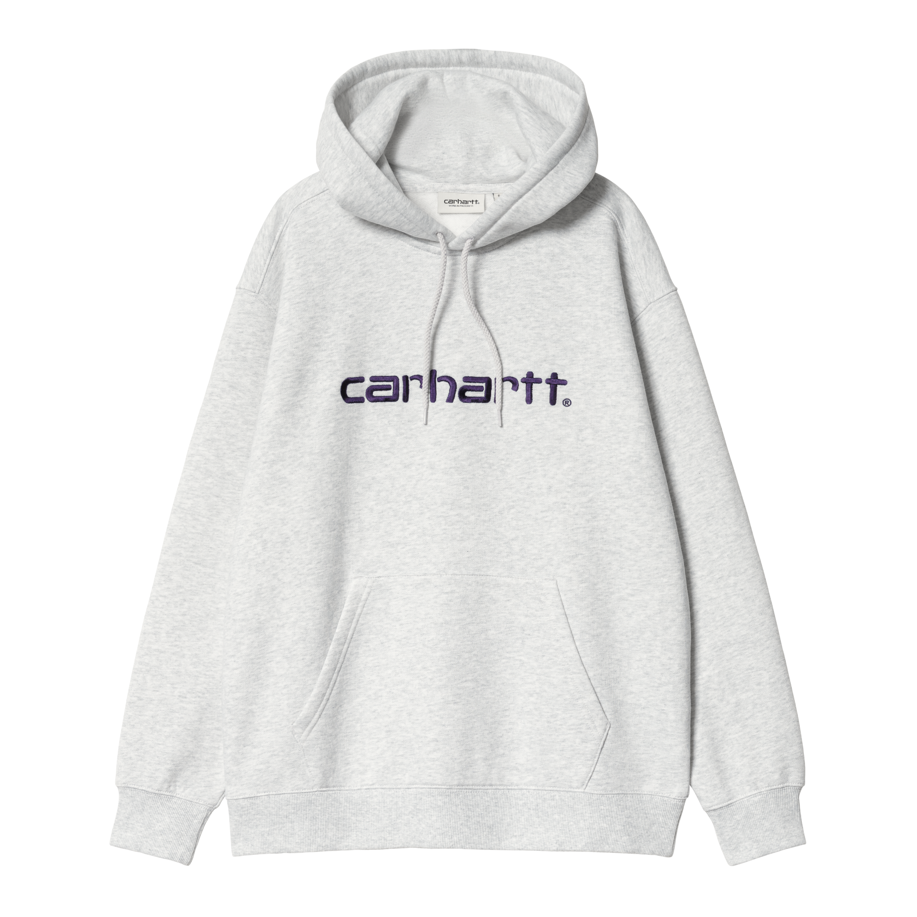 Carhartt WIP Women’s Hooded Carhartt Sweatshirt in Grey
