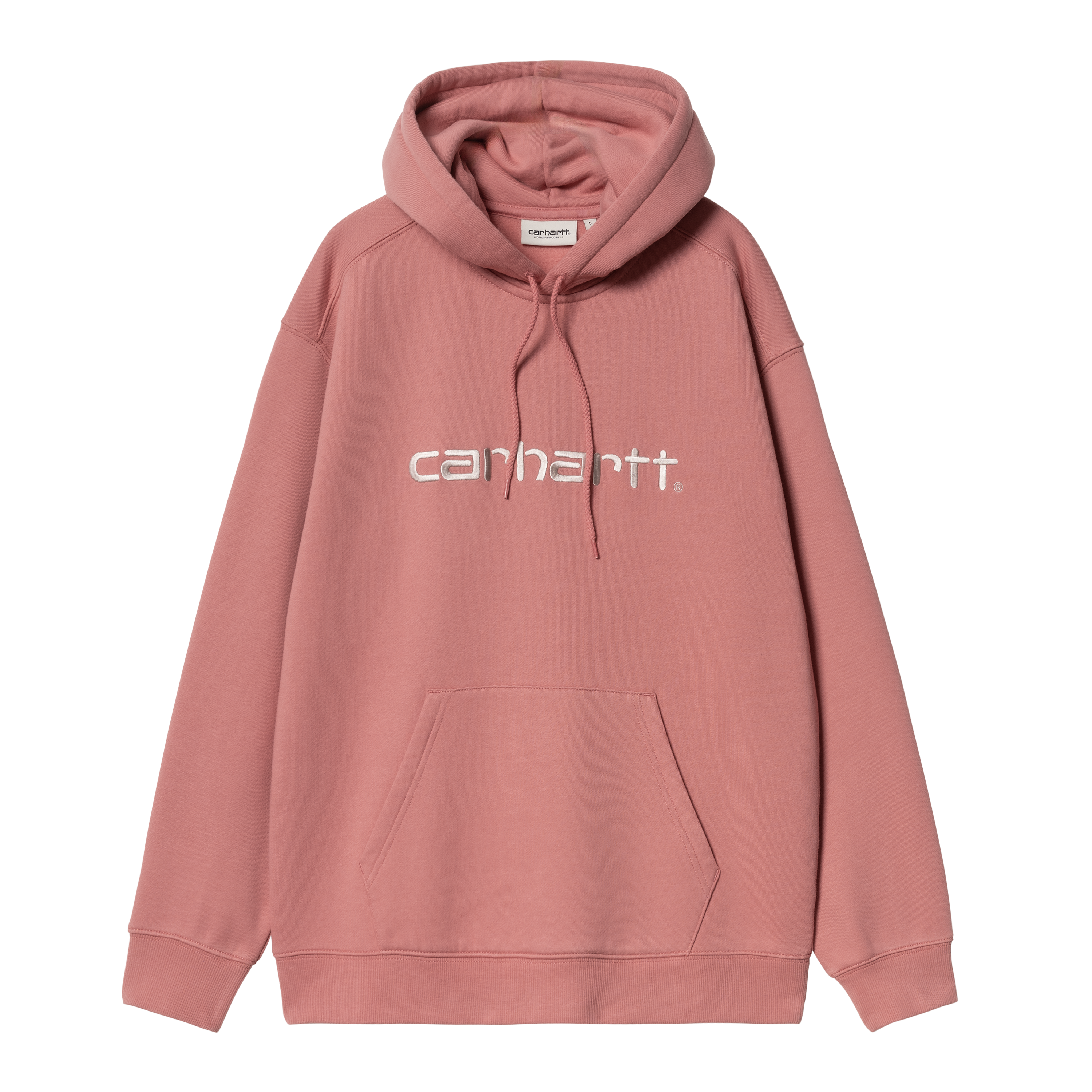 Carhartt WIP Women’s Hooded Carhartt Sweatshirt in Pink