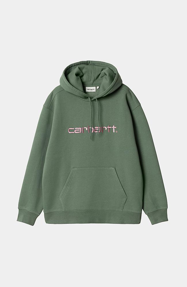Carhartt WIP W' Hooded Carhartt Sweatshirt, Park / Hortensia Carhartt WIP W' Hooded Carhartt Sweatshirt, Park / Hortensia