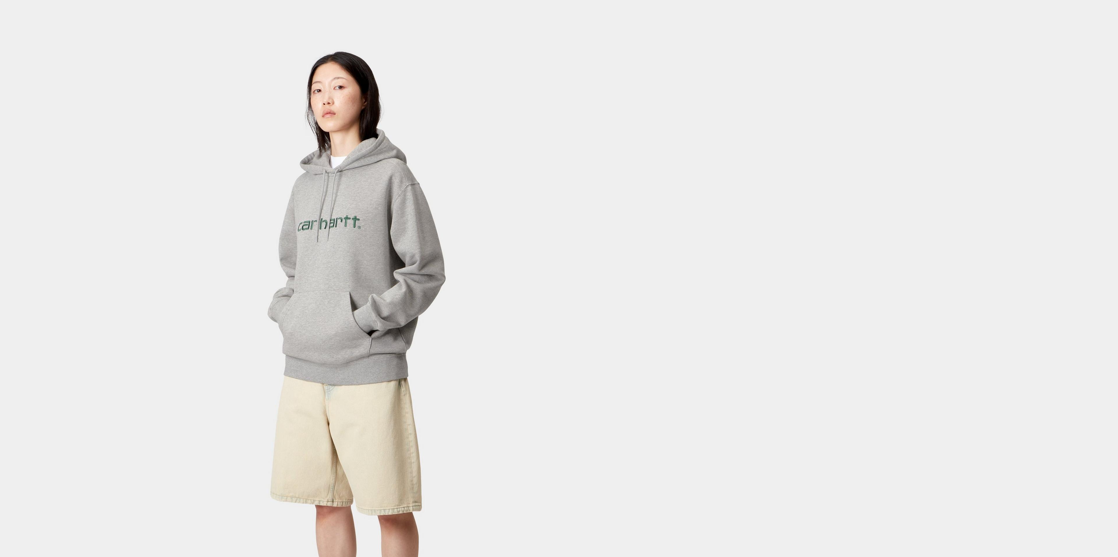 【Carhartt】 ★ HOODED CARHARTT SWEATSHIRT ★ 5 COLORS Bluza Z Kapturem Carhartt WIP Hooded Carhartt Sweat Zielona